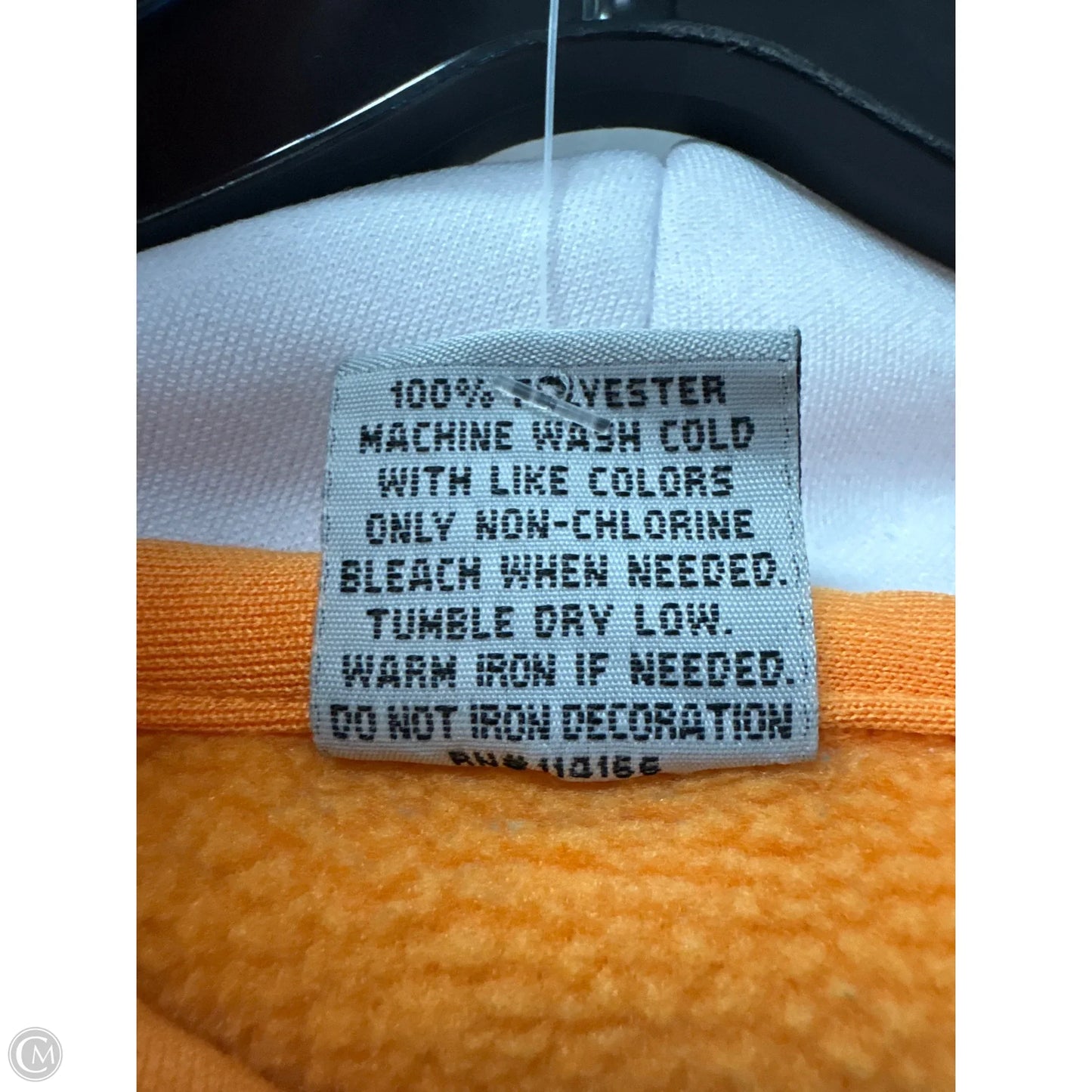 Sweatshirt Hoodie By Colosseum In Orange, Size: M