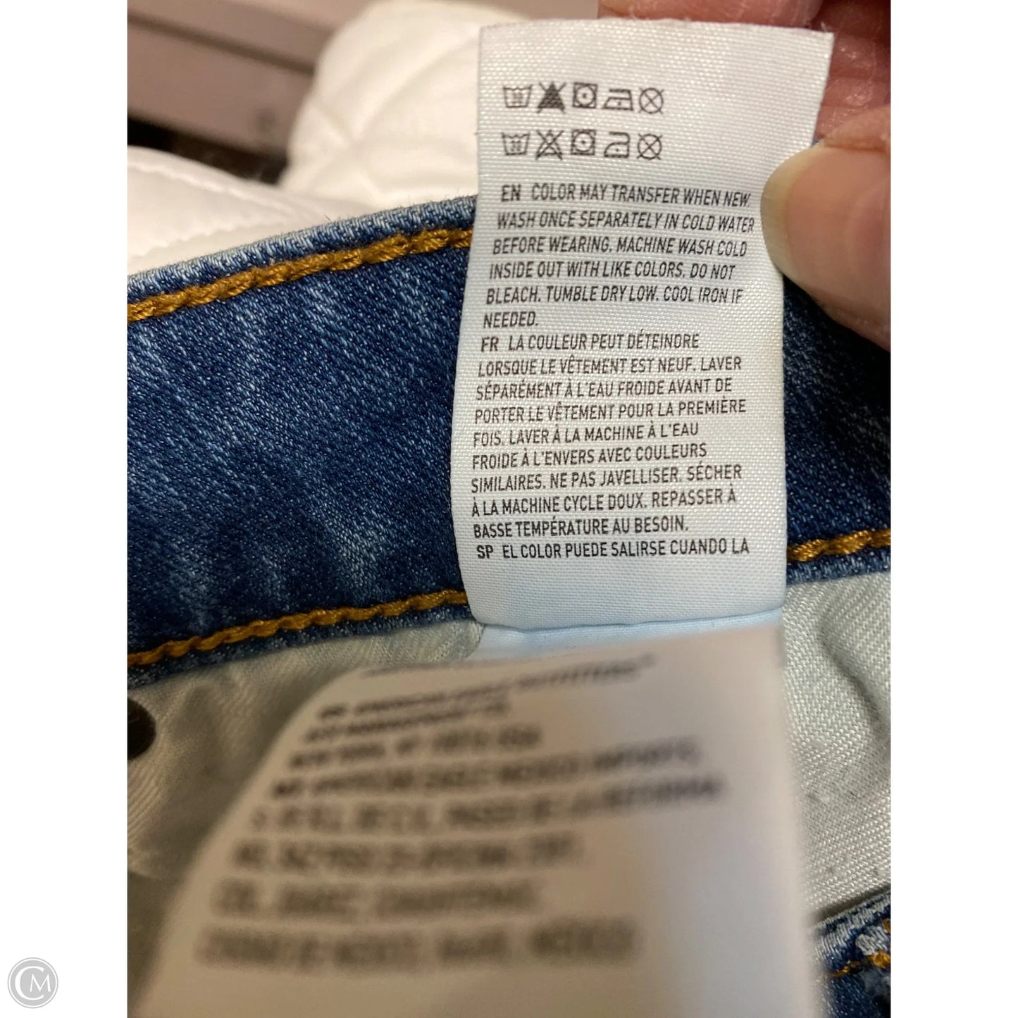 Jeans Straight By Coldwater Creek In Blue Denim, Size: 10