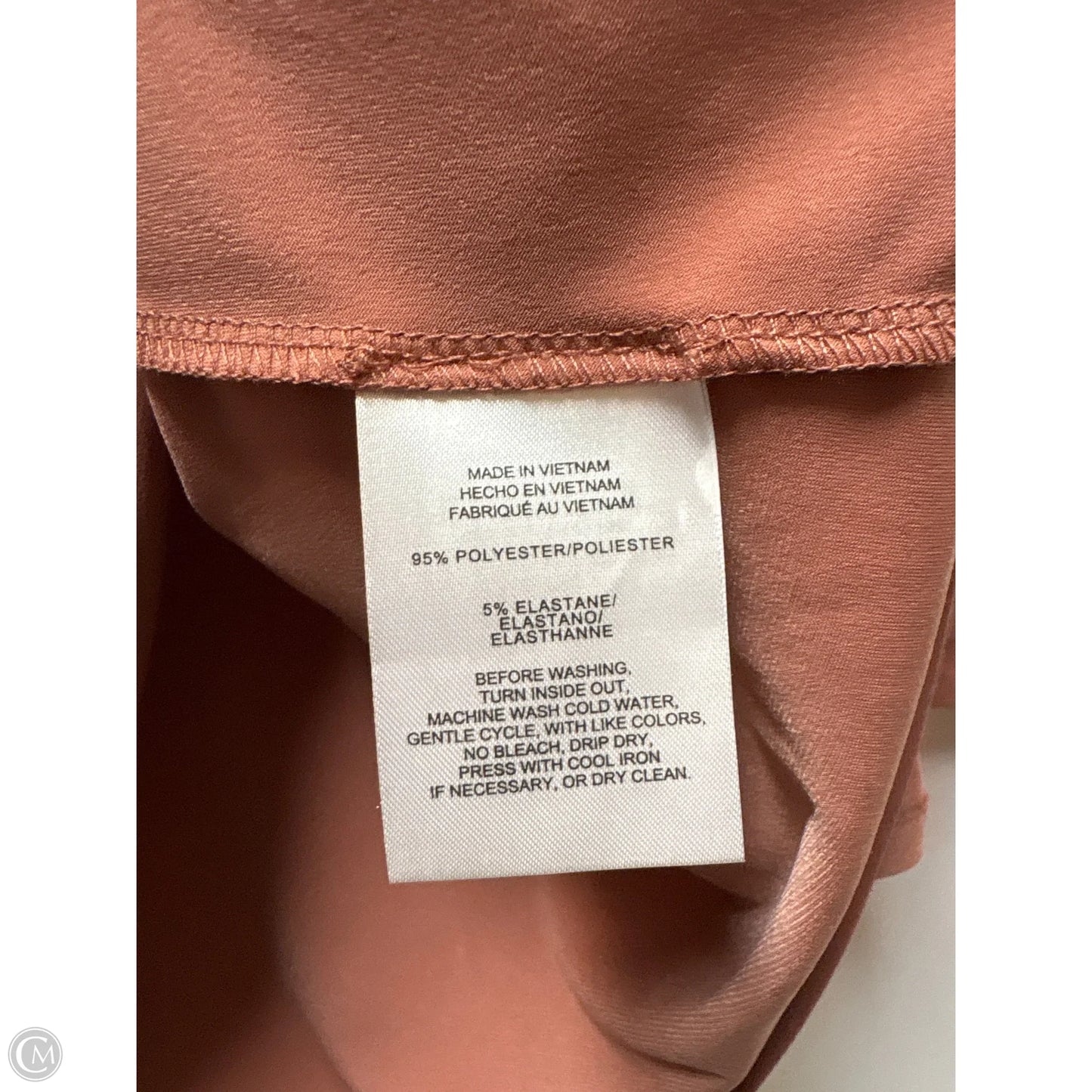 Top Long Sleeve By Jones And Co In Mauve, Size: Xl