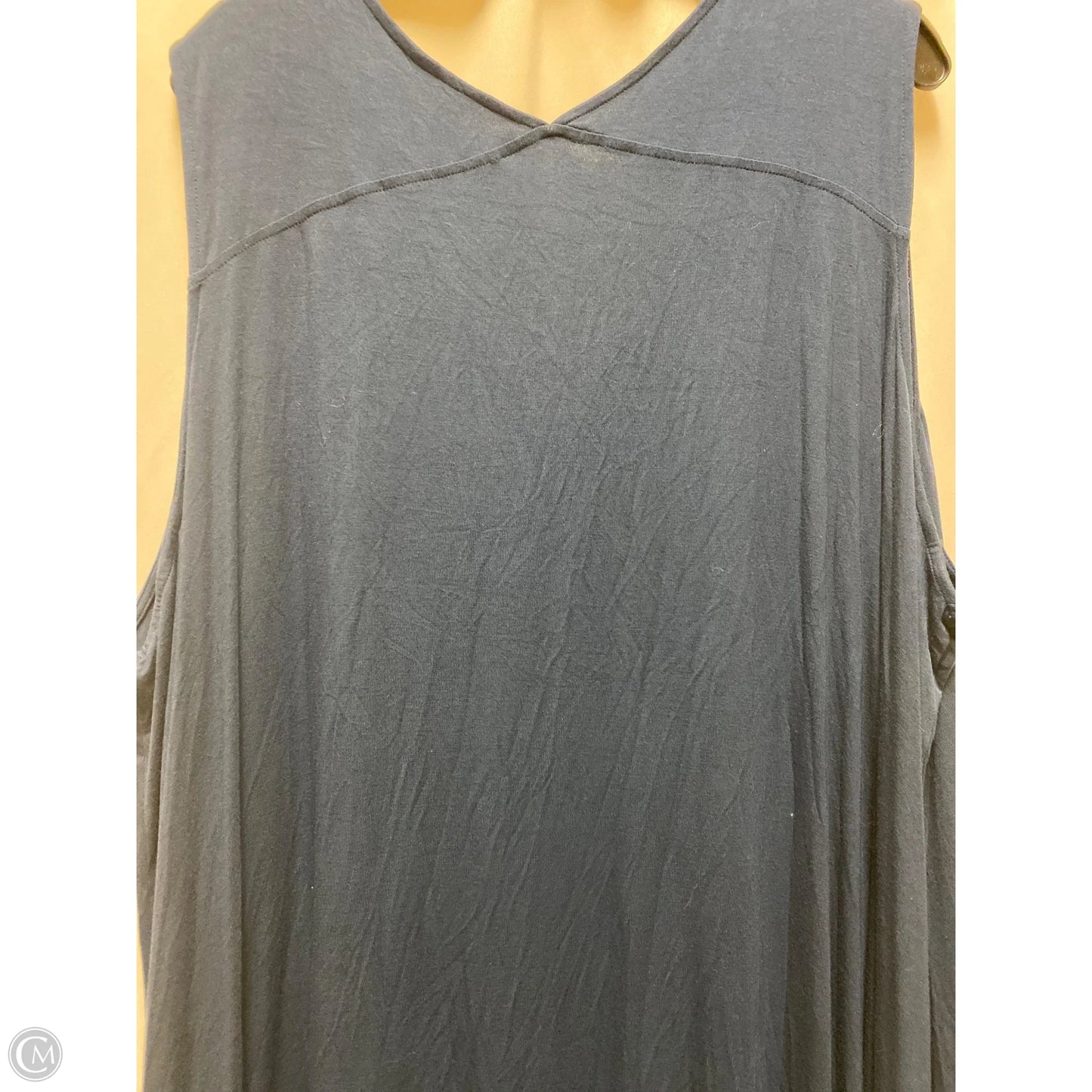 Dress Casual Midi By Terra & Sky In Navy, Size: 4x