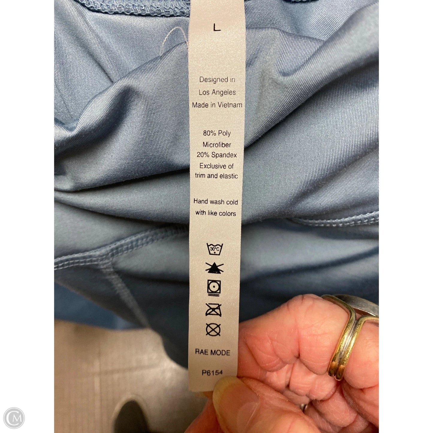 Athletic Leggings By Clothes Mentor In Blue, Size: L