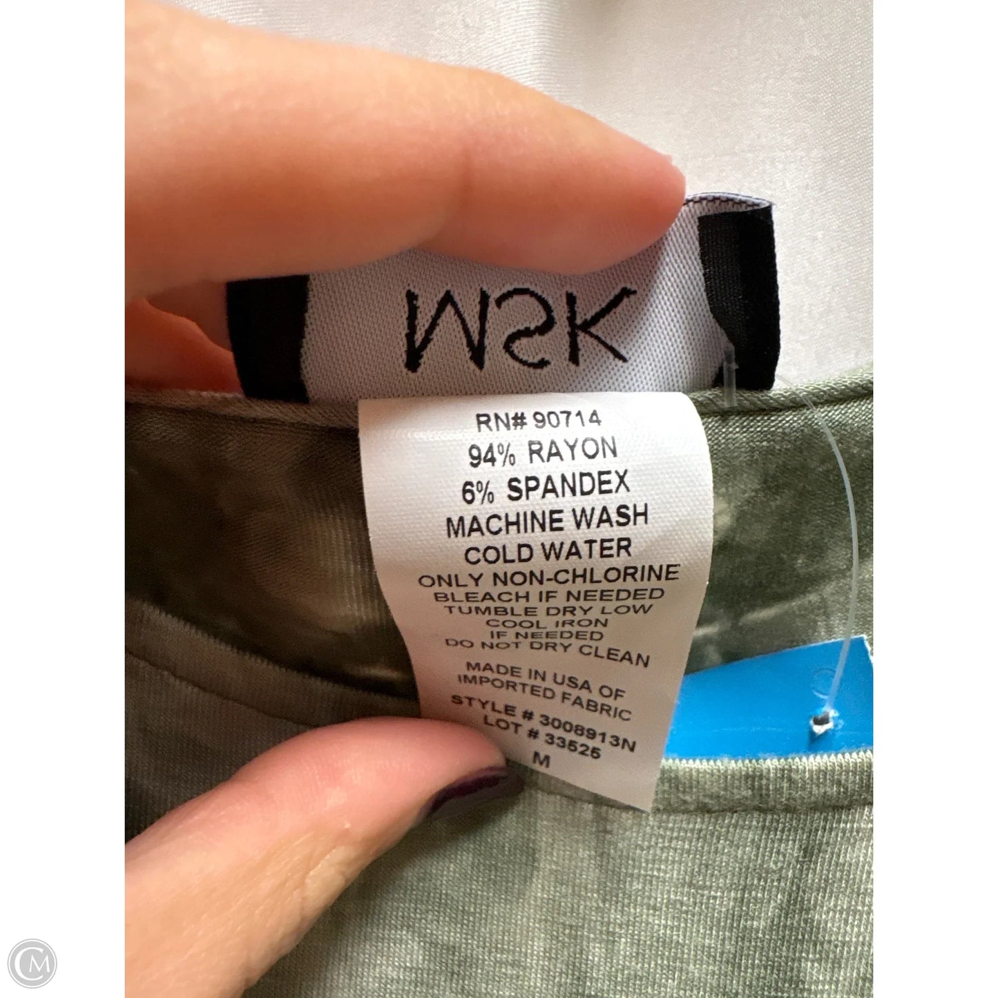 Dress Casual Midi By Msk In Green, Size: M