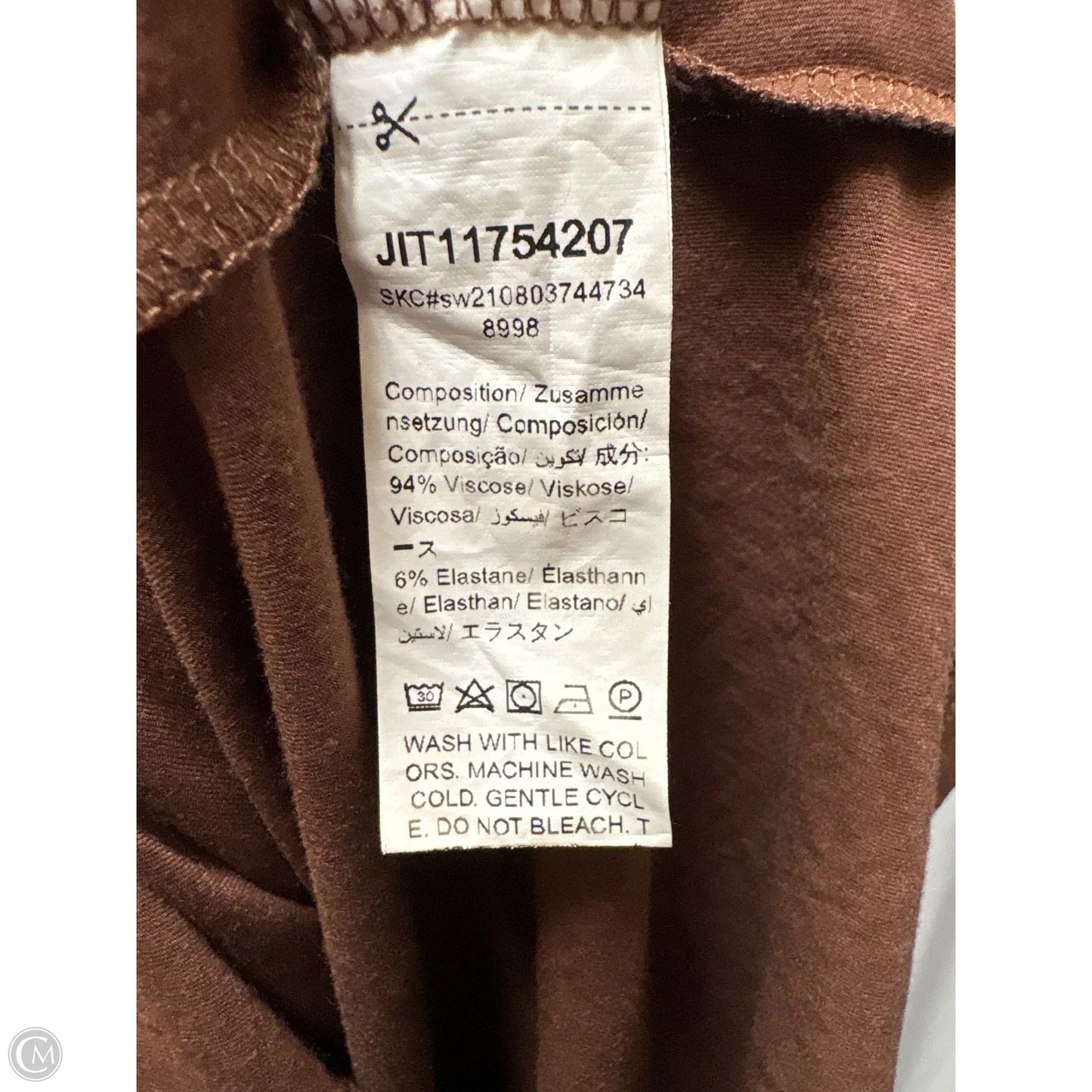 Dress Casual Maxi By Shein In Brown, Size: L