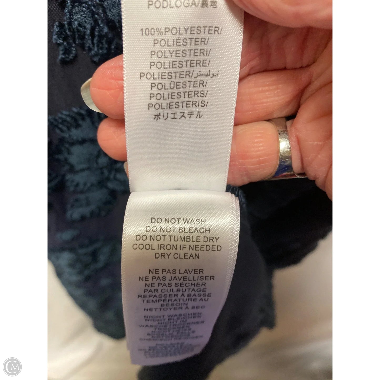 Dress Casual Maxi By Adrianna Papell In Navy, Size: Xs