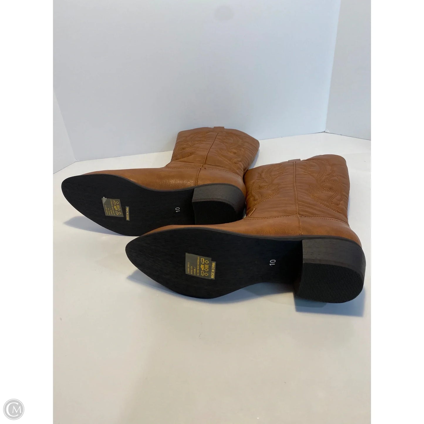 Boots Western By Pierre Dumas In Brown, Size: 10