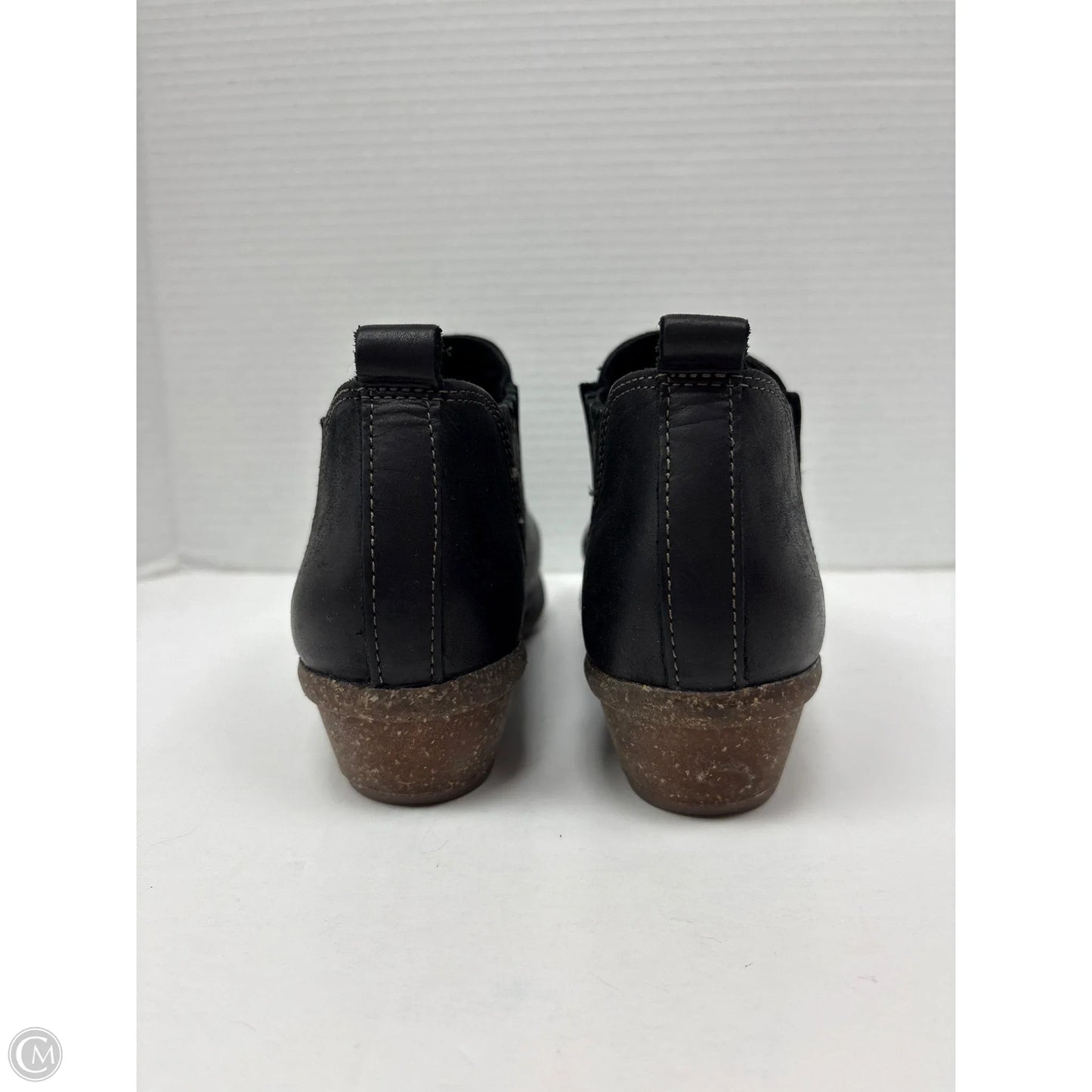 Boots Ankle Heels By Clarks In Black, Size: 7