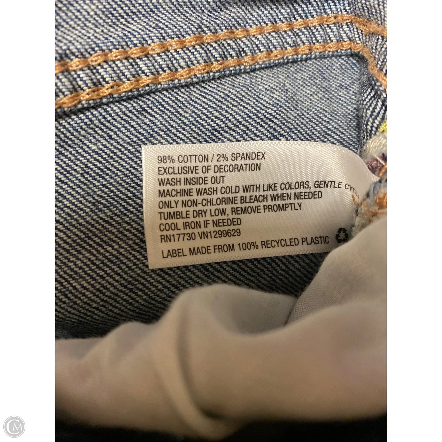 Jeans Straight By Knox Rose In Blue Denim, Size: 10