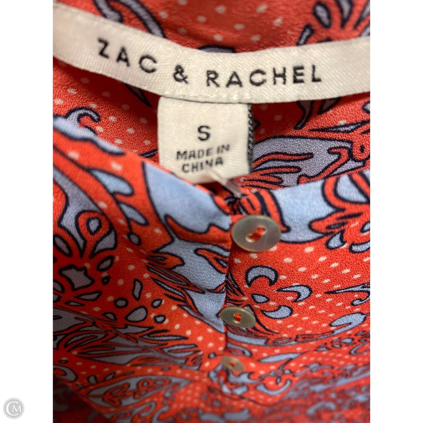 Top Sleeveless By Zac And Rachel In Red, Size: S