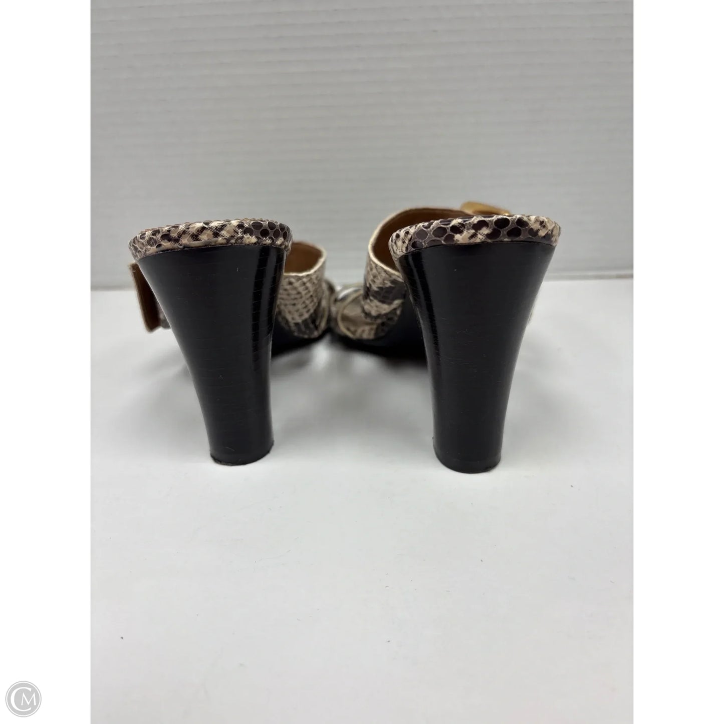 Shoes Heels Wedge By Franco Sarto In Animal Print, Size: 6