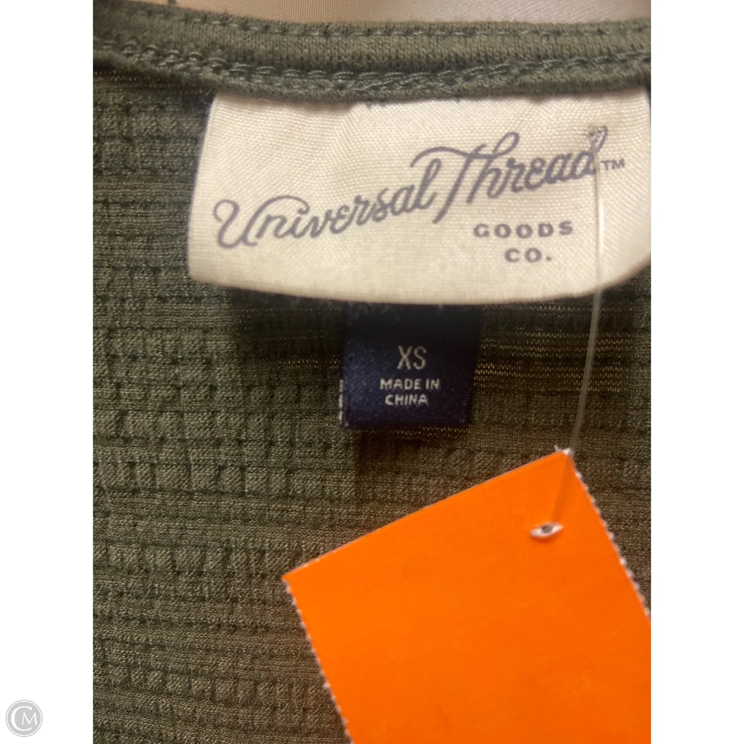 Top Sleeveless By Universal Thread In Green, Size: Xs