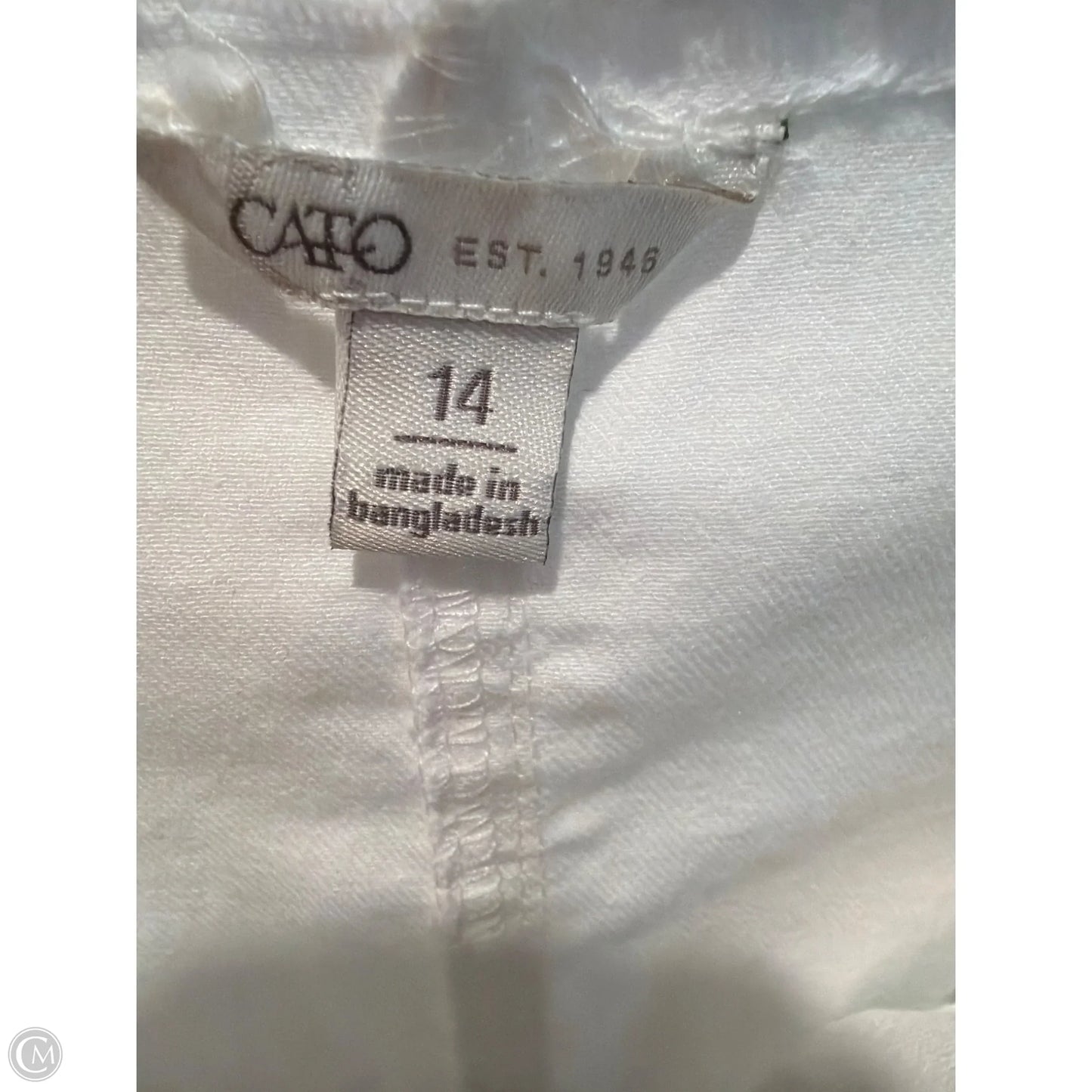 Dress Casual Midi By Cato In White, Size: L
