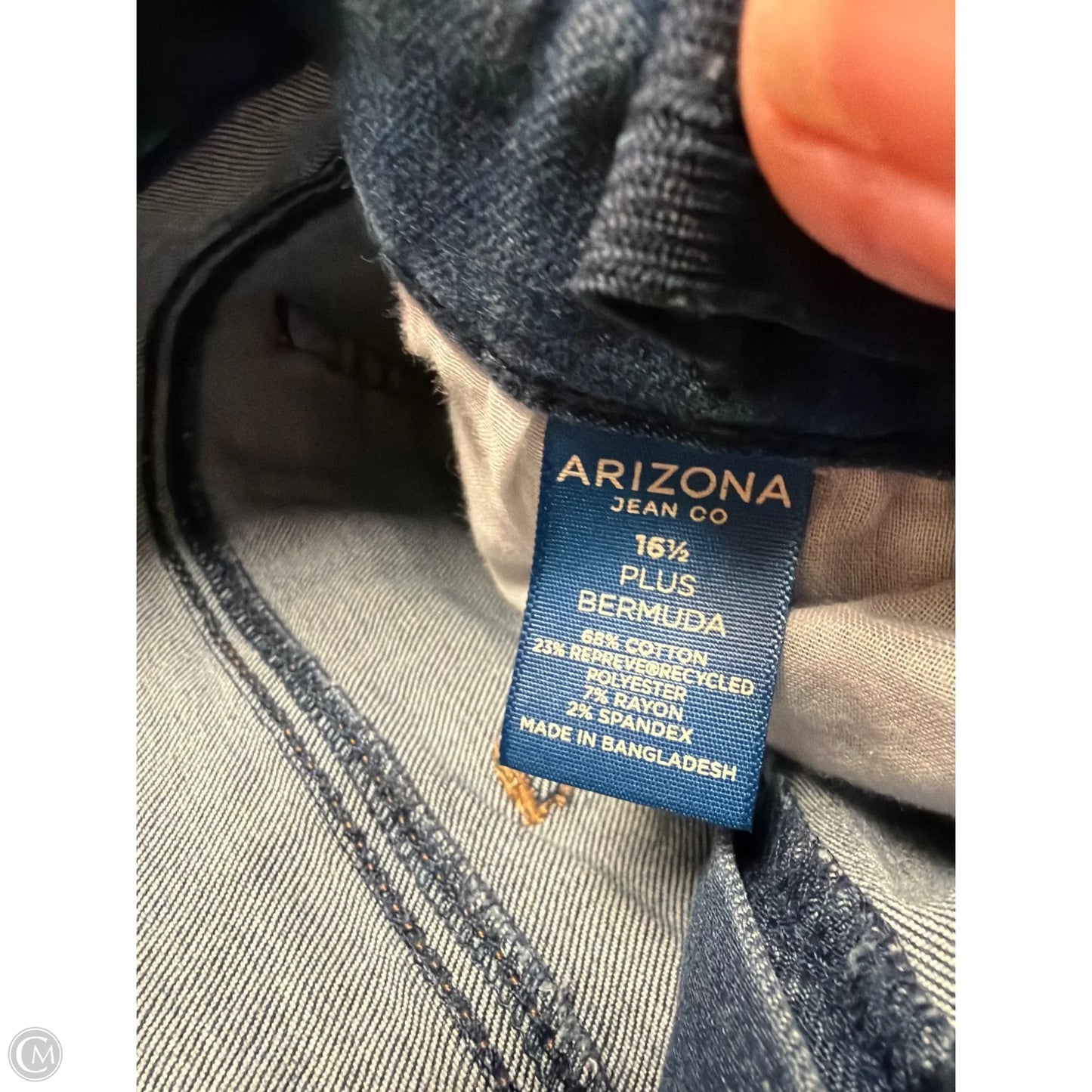 Shorts By Arizona In Blue Denim, Size: 6