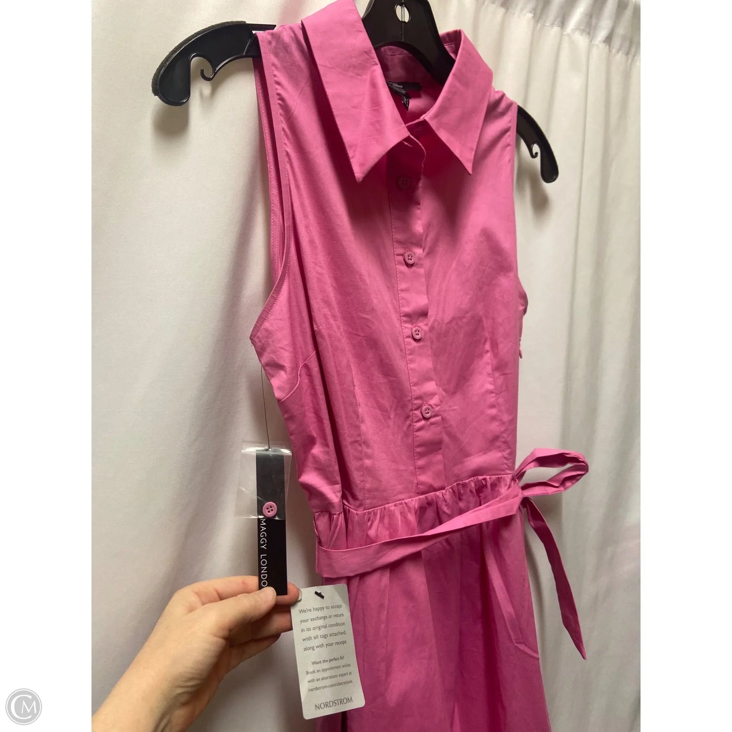 Dress Casual Maxi By Maggy London In Pink, Size: S