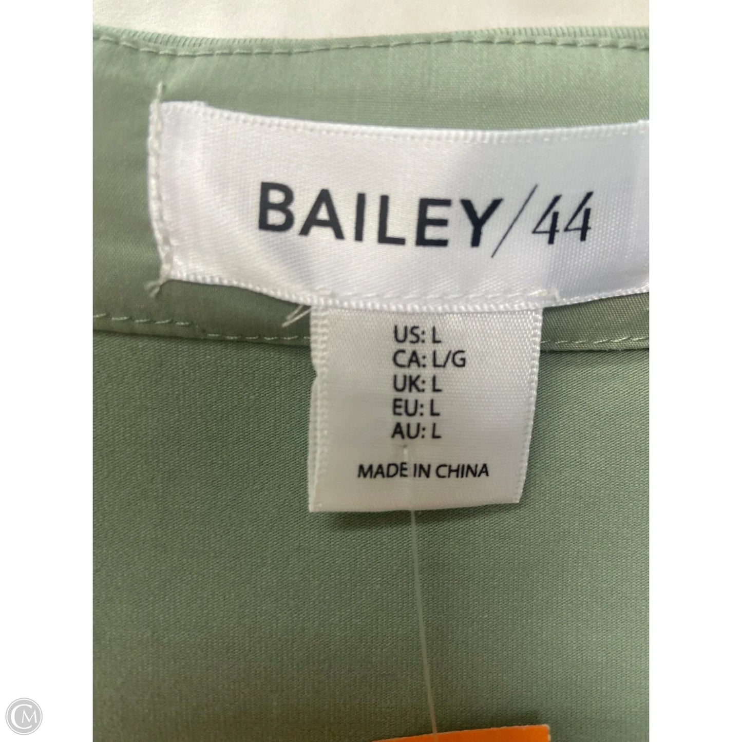 Top Short Sleeve By Bailey 44 In Green, Size: L
