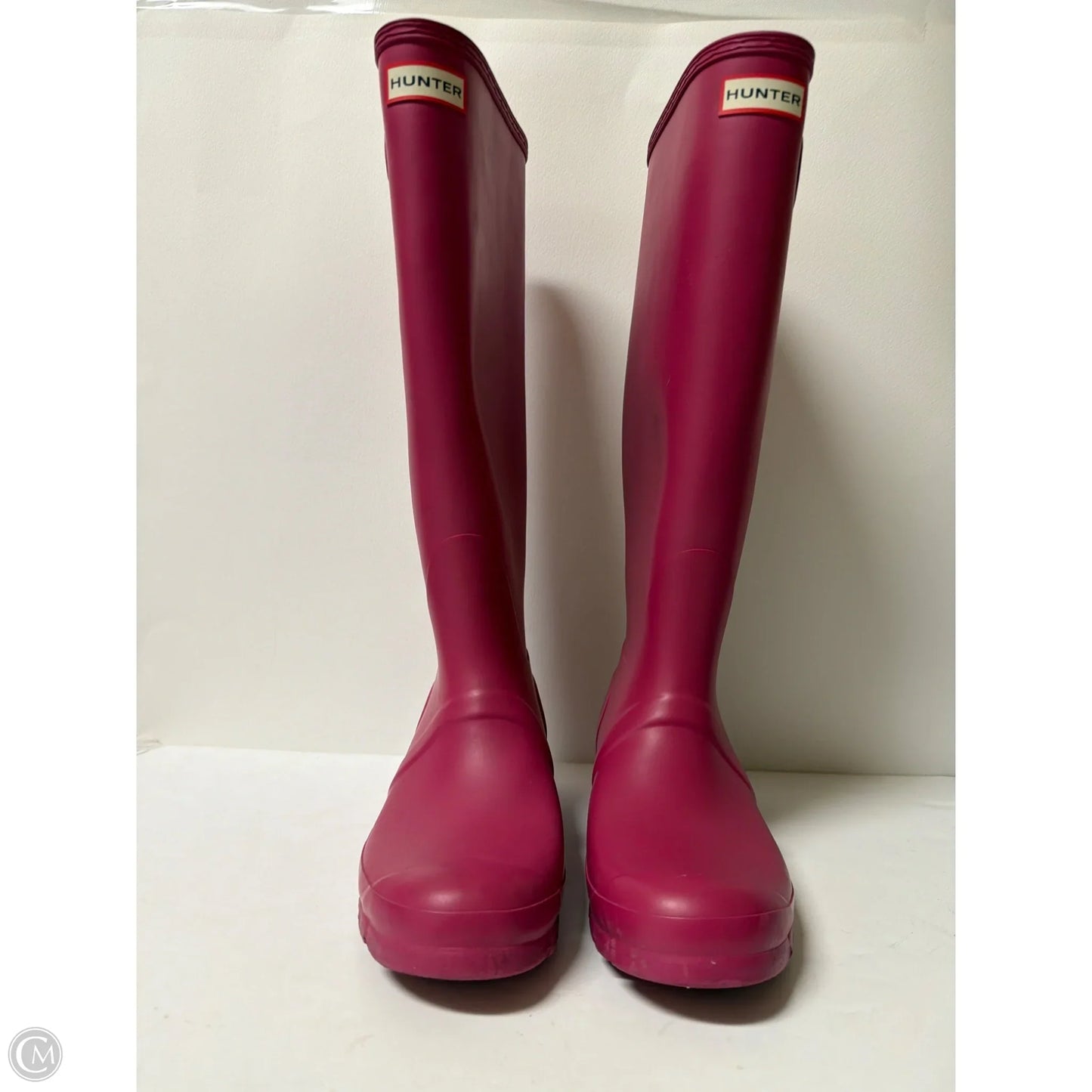 Boots Rain By Hunter In Pink, Size: 8