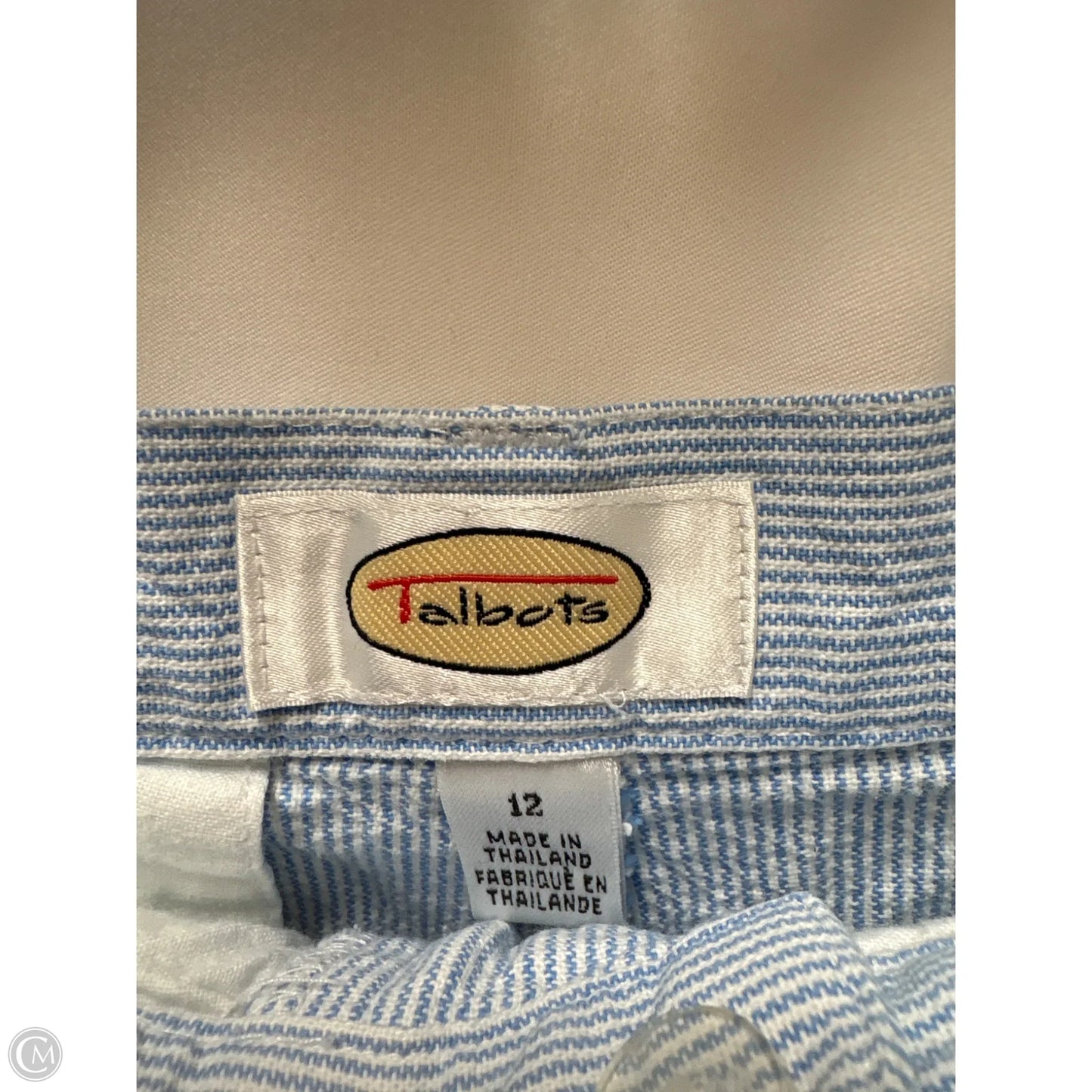 Pants Other By Talbots In Blue & White, Size: 12