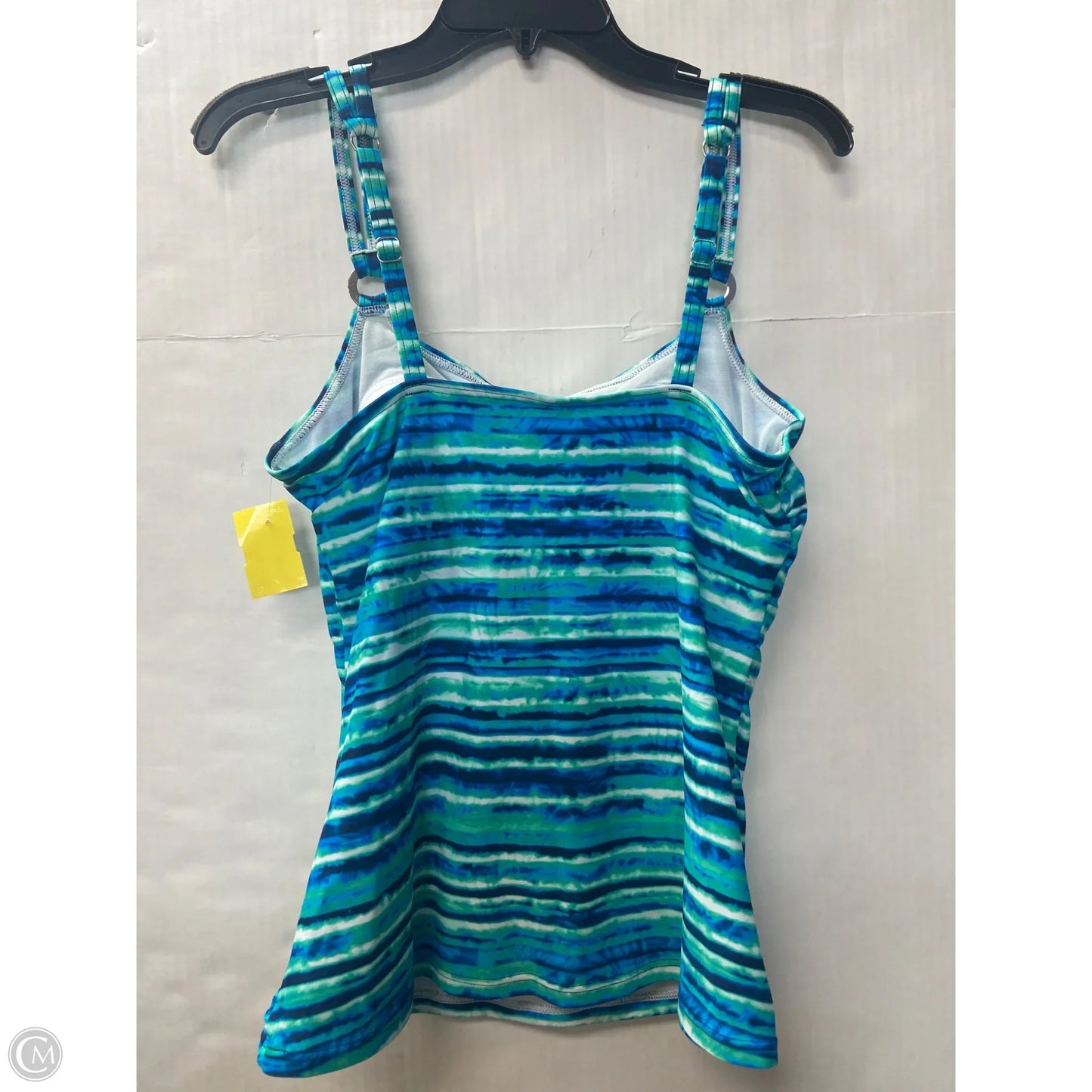 Swimsuit Top By Croft And Barrow In Blue, Size: M