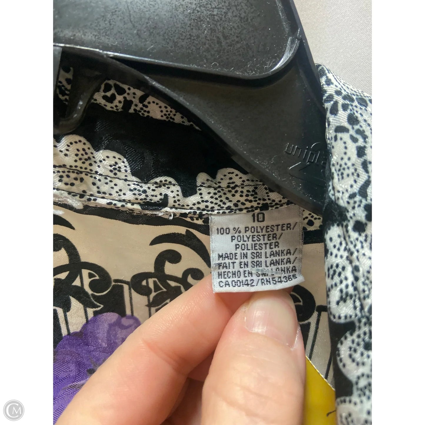 Top 3/4 Sleeve By Clothes Mentor In Purple, Size: 10