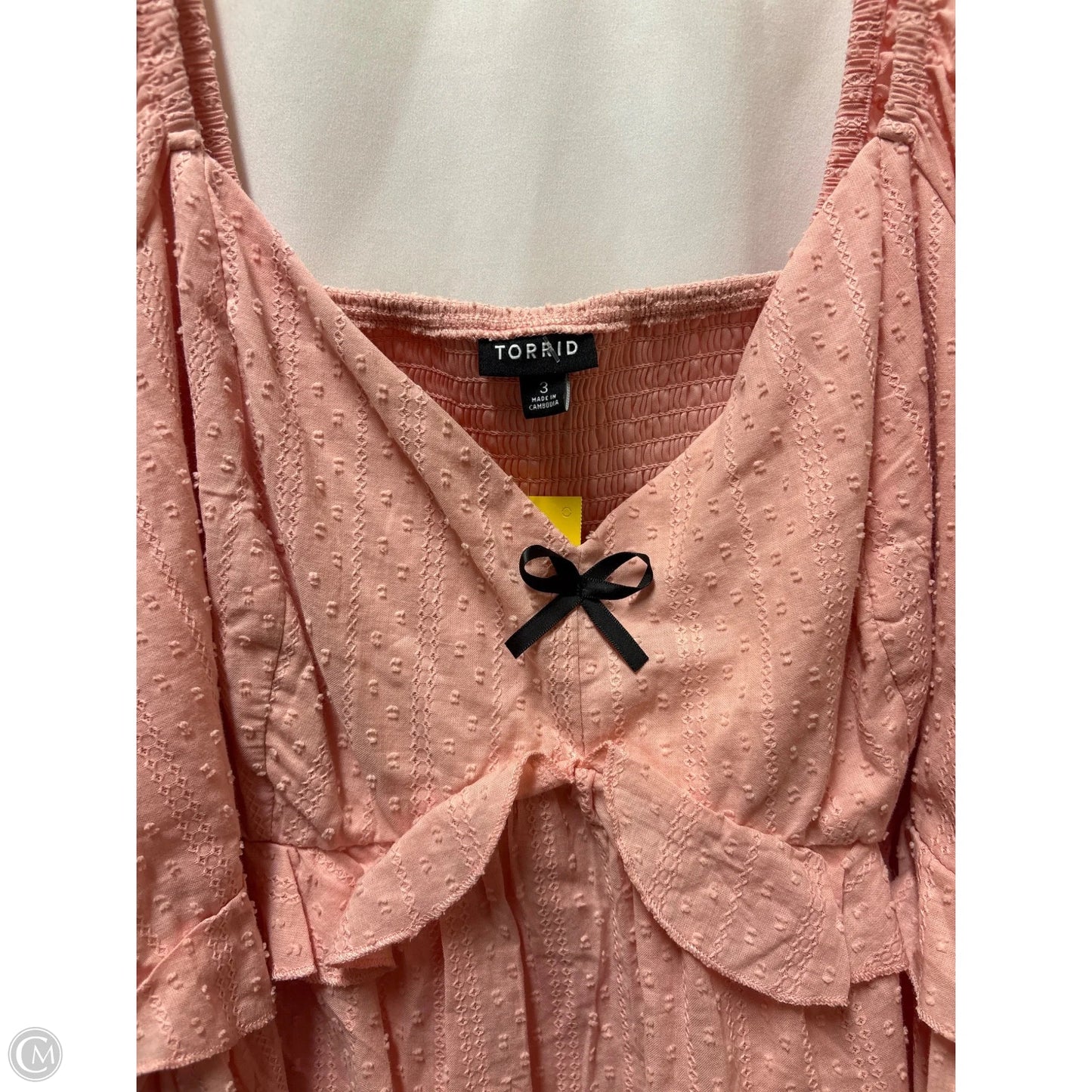Top Long Sleeve By Torrid In Pink, Size: 3x