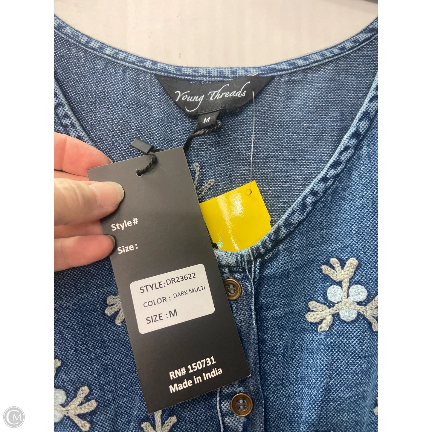 Dress Casual Midi By Clothes Mentor In Blue, Size: M