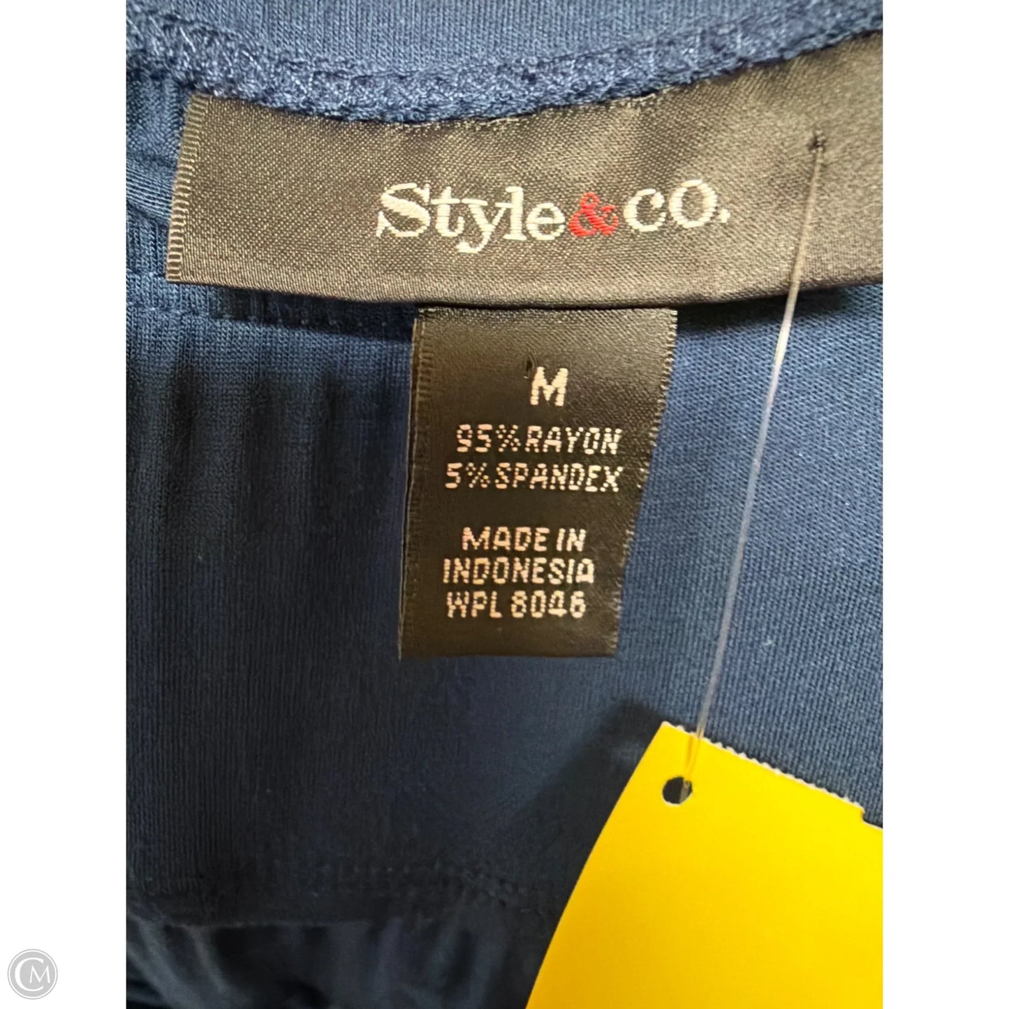 Skirt Maxi By Style And Company In Navy, Size: M