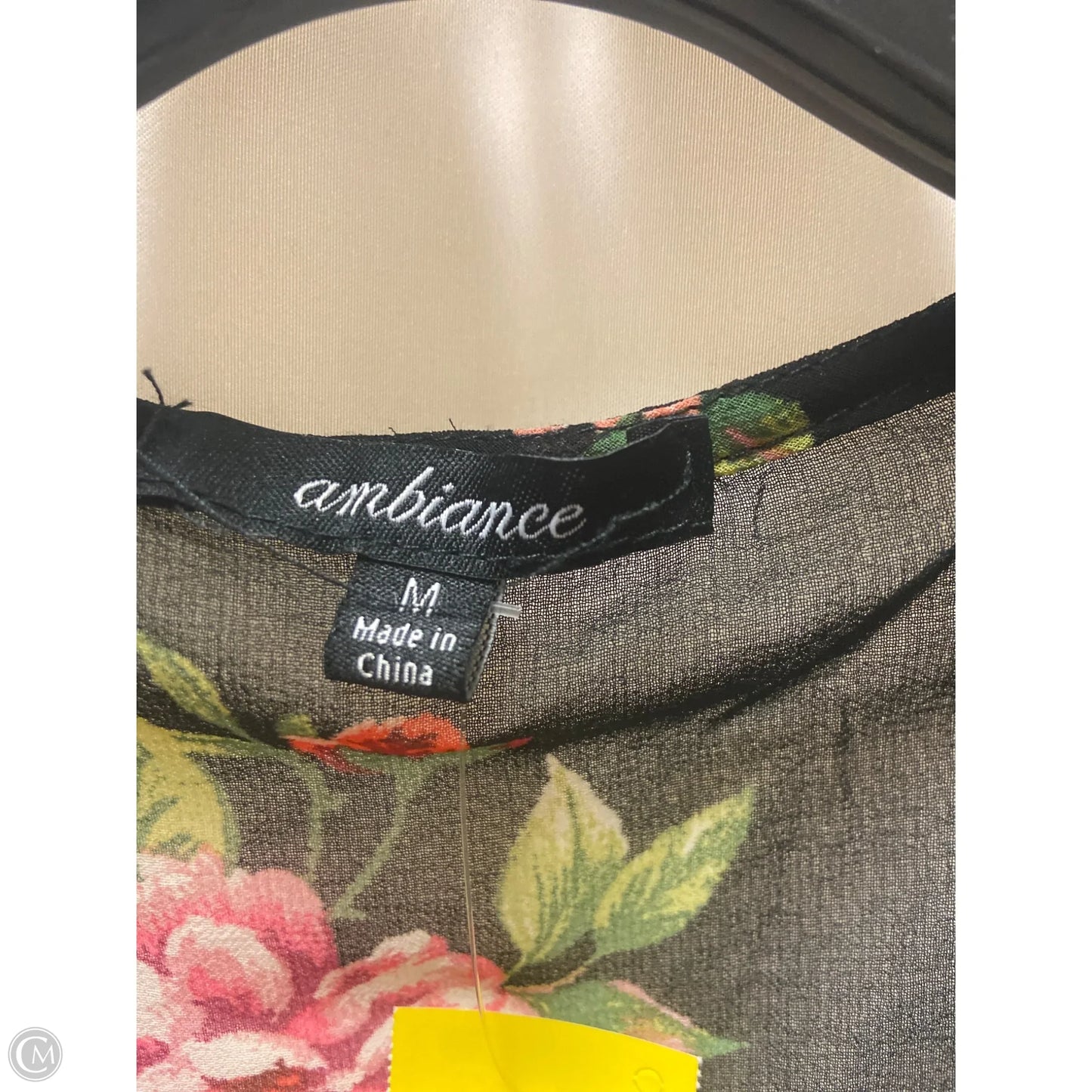 Swimwear Cover-up By Ambiance Apparel In Black, Size: M
