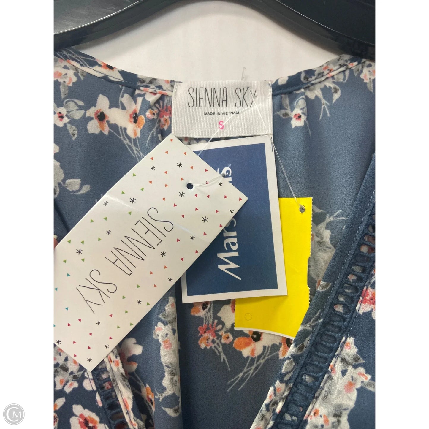 Top Short Sleeve By Sienna Sky In Blue, Size: S