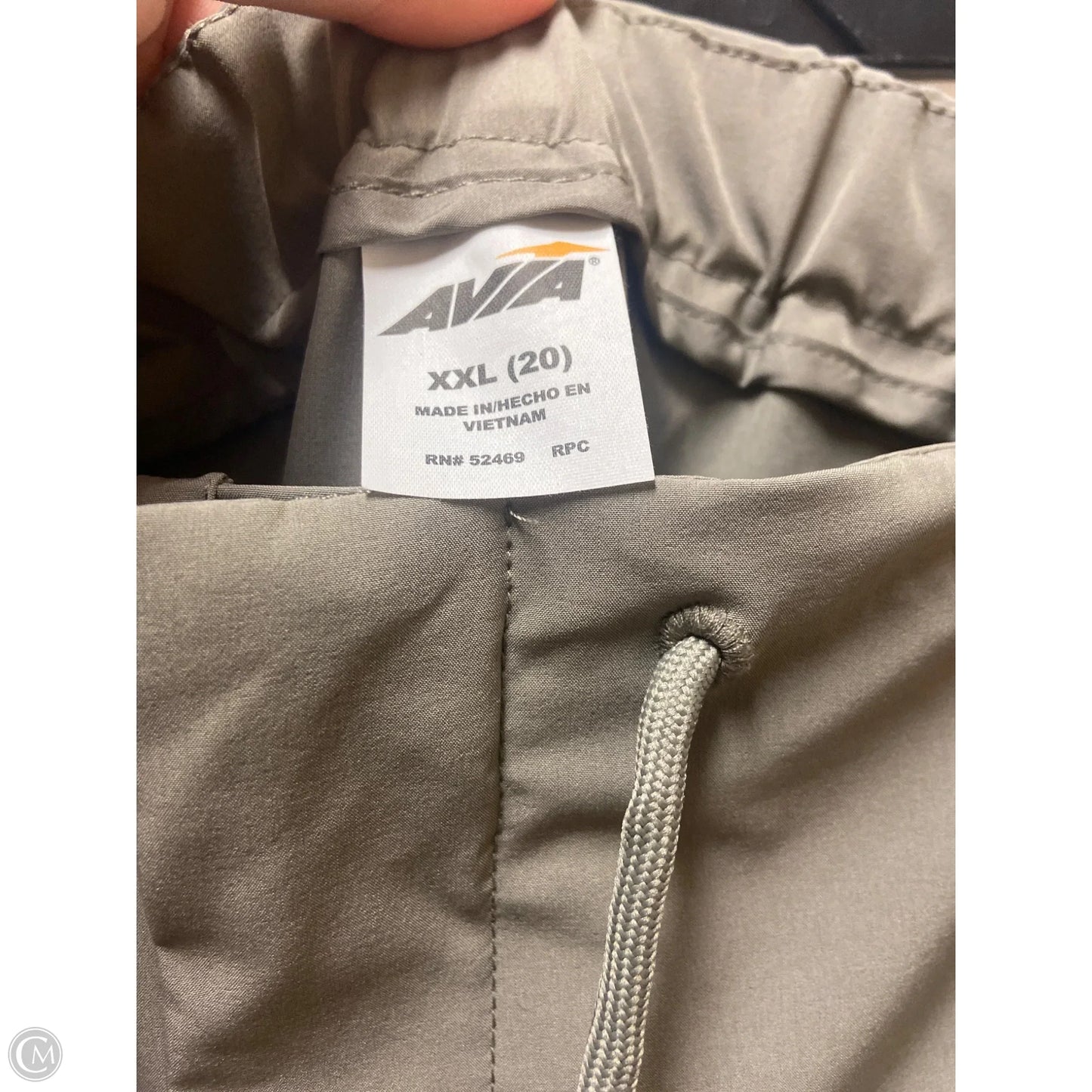 Pants Lounge By Avia In Taupe, Size: Xxl