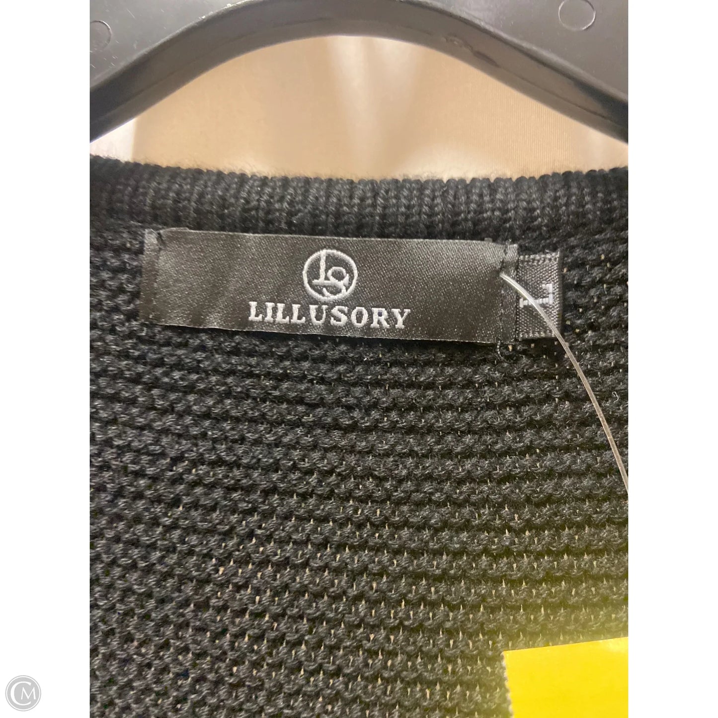 Top Sleeveless By Lillusory In Black, Size: L