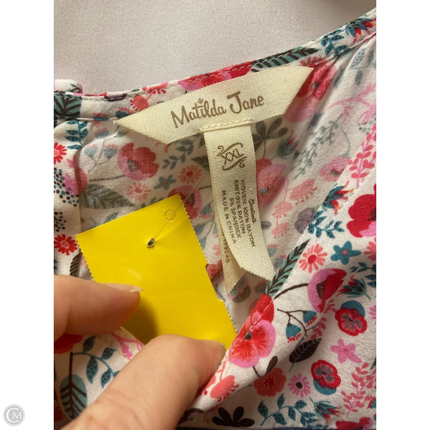 Top Sleeveless By Matilda Jane In White, Size: Xxl