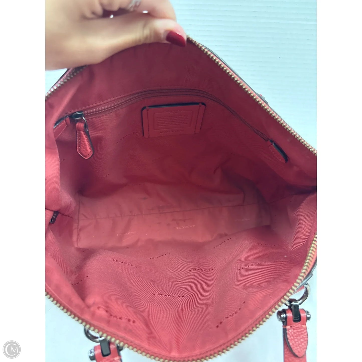 Handbag Designer By Coach, Size: Medium