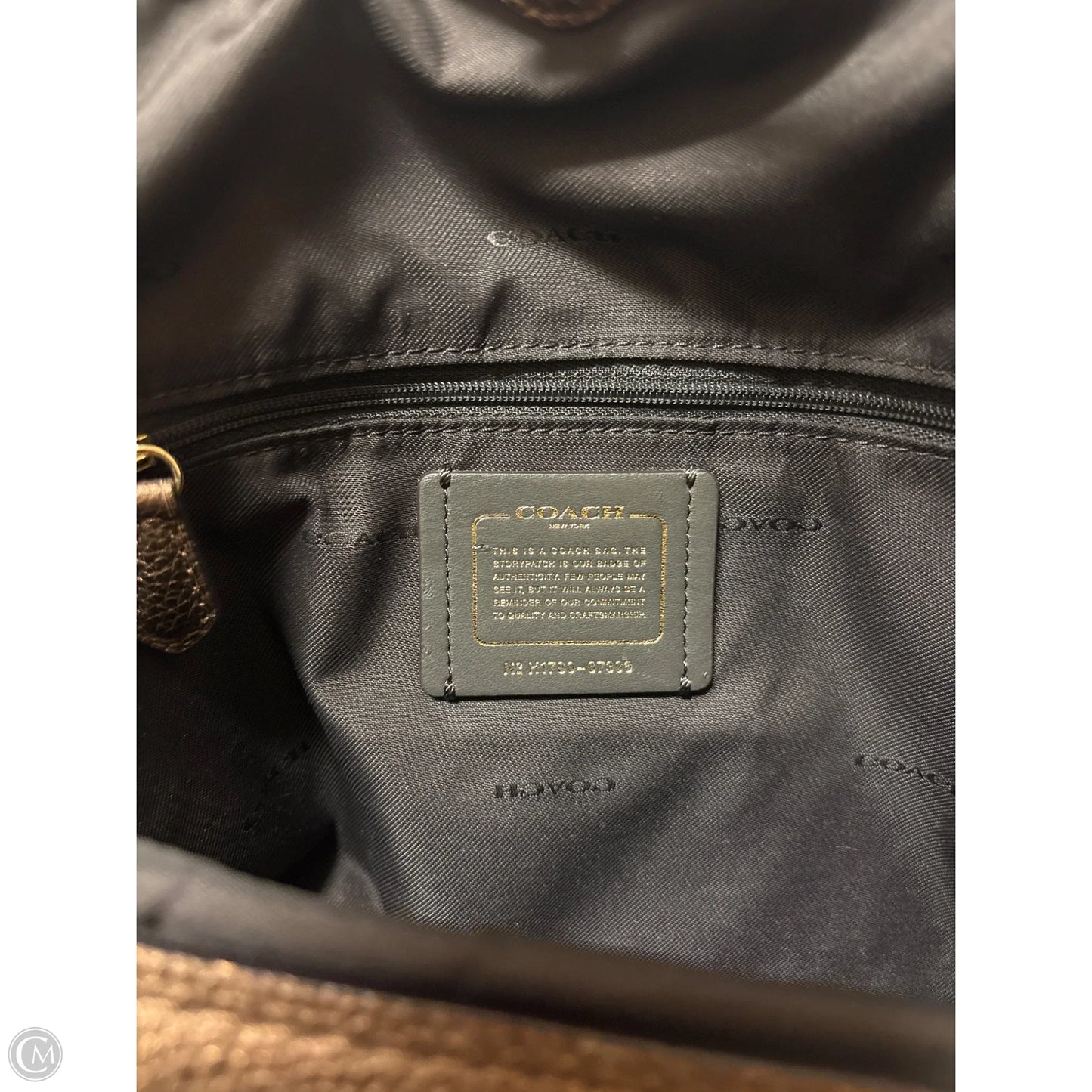 Handbag Designer By Coach, Size: Medium