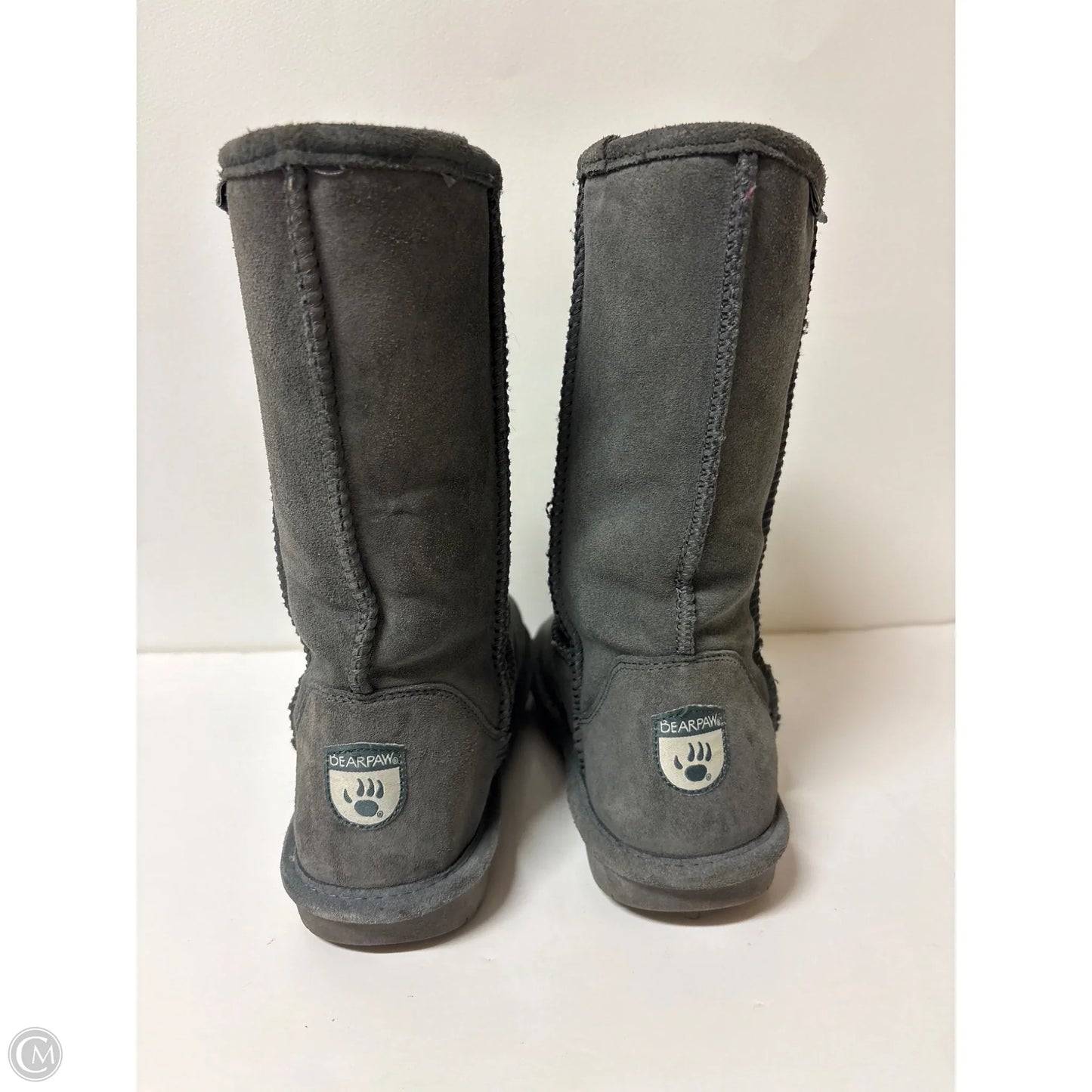 Boots Knee Flats By Bearpaw In Grey, Size: 9