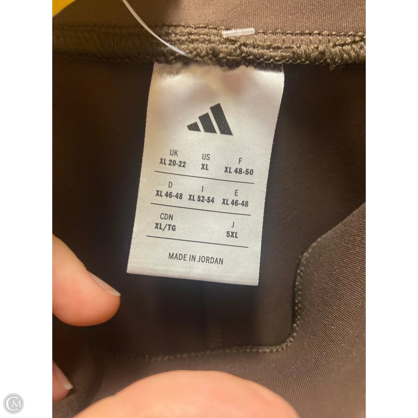 Athletic Leggings By Adidas In Brown, Size: Xl