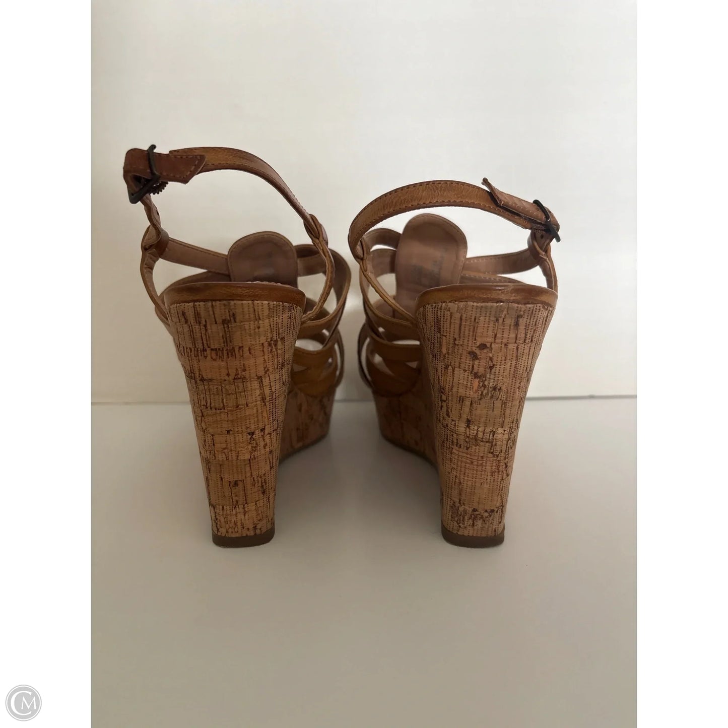 Sandals Heels Platform By Xappeal In Orange, Size: 11