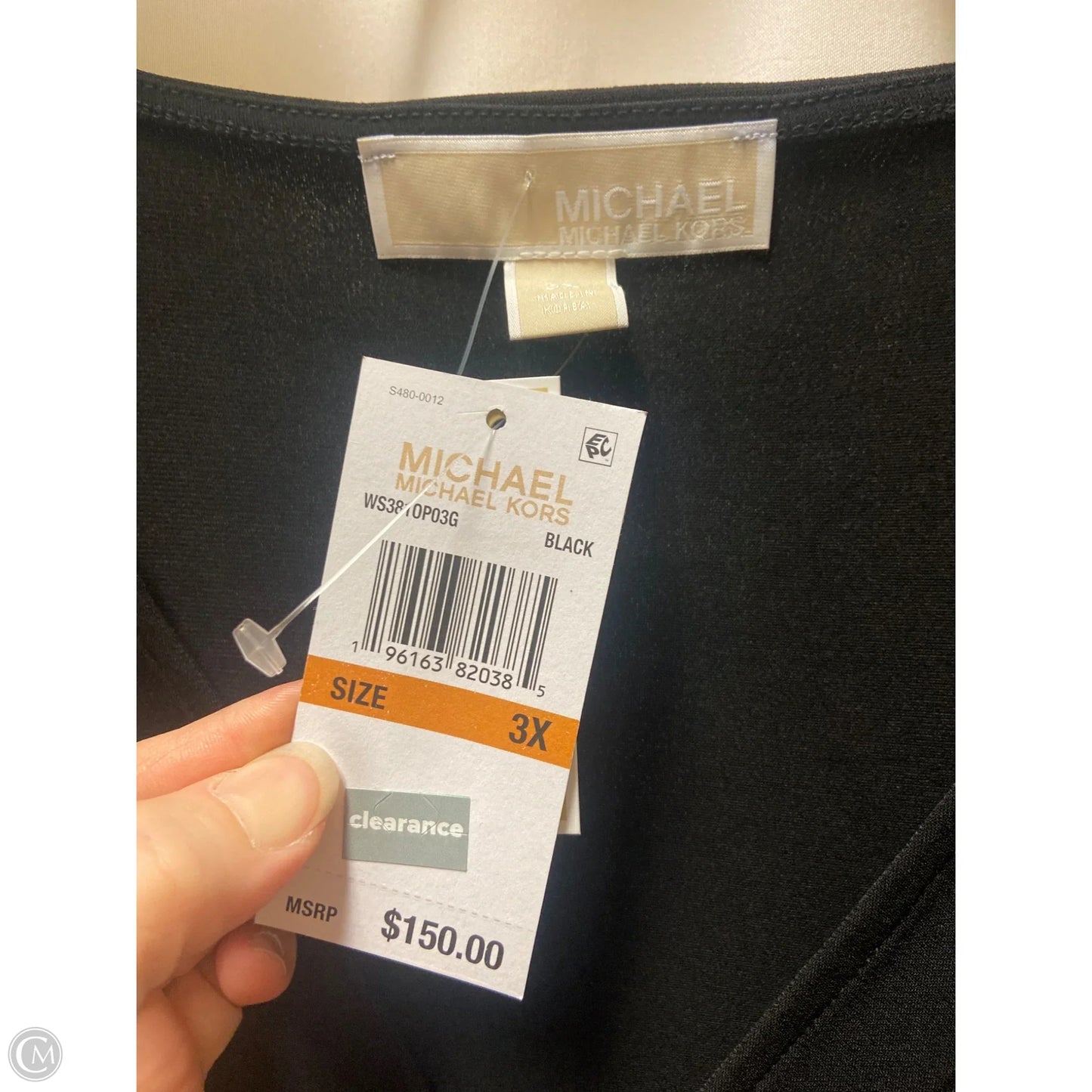 Dress Casual Midi By Michael By Michael Kors In Black, Size: 3x