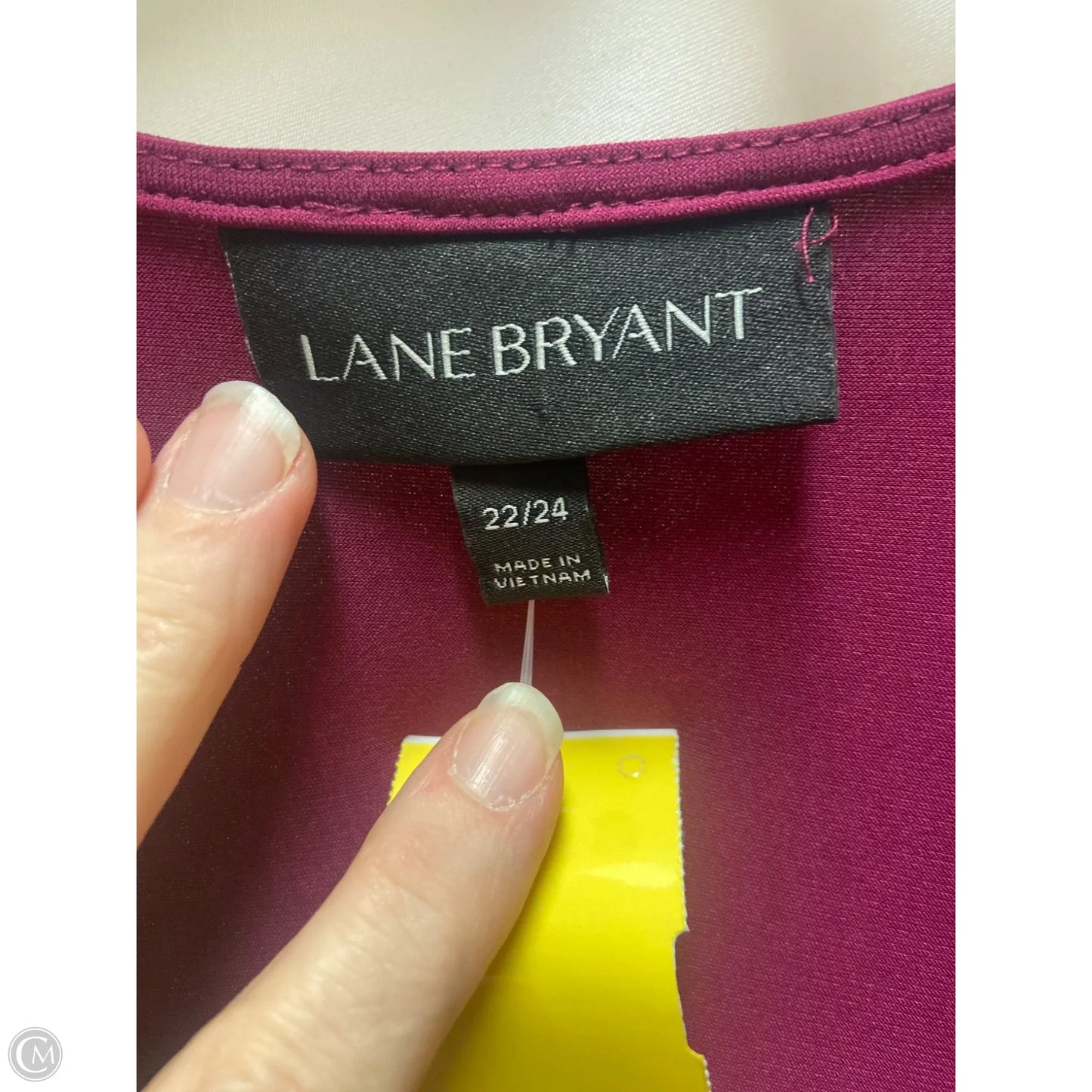 Dress Casual Midi By Lane Bryant In Maroon, Size: 3x