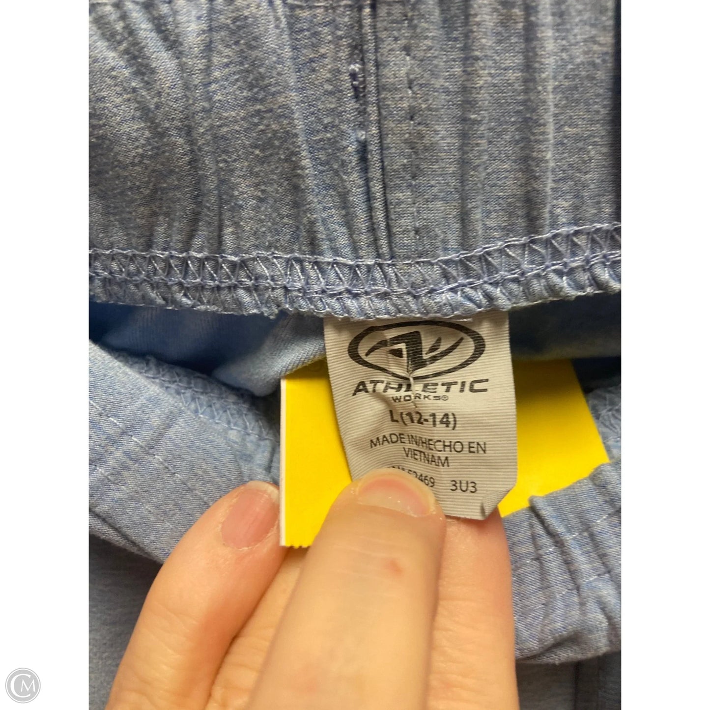 Athletic Shorts By Athletic Works In Blue, Size: L