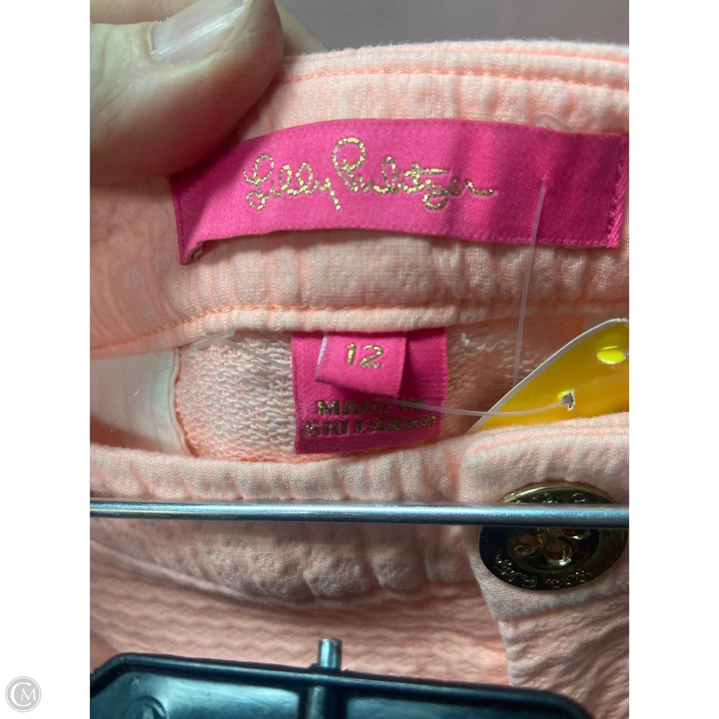 Shorts Designer By Lilly Pulitzer In Peach, Size: 12