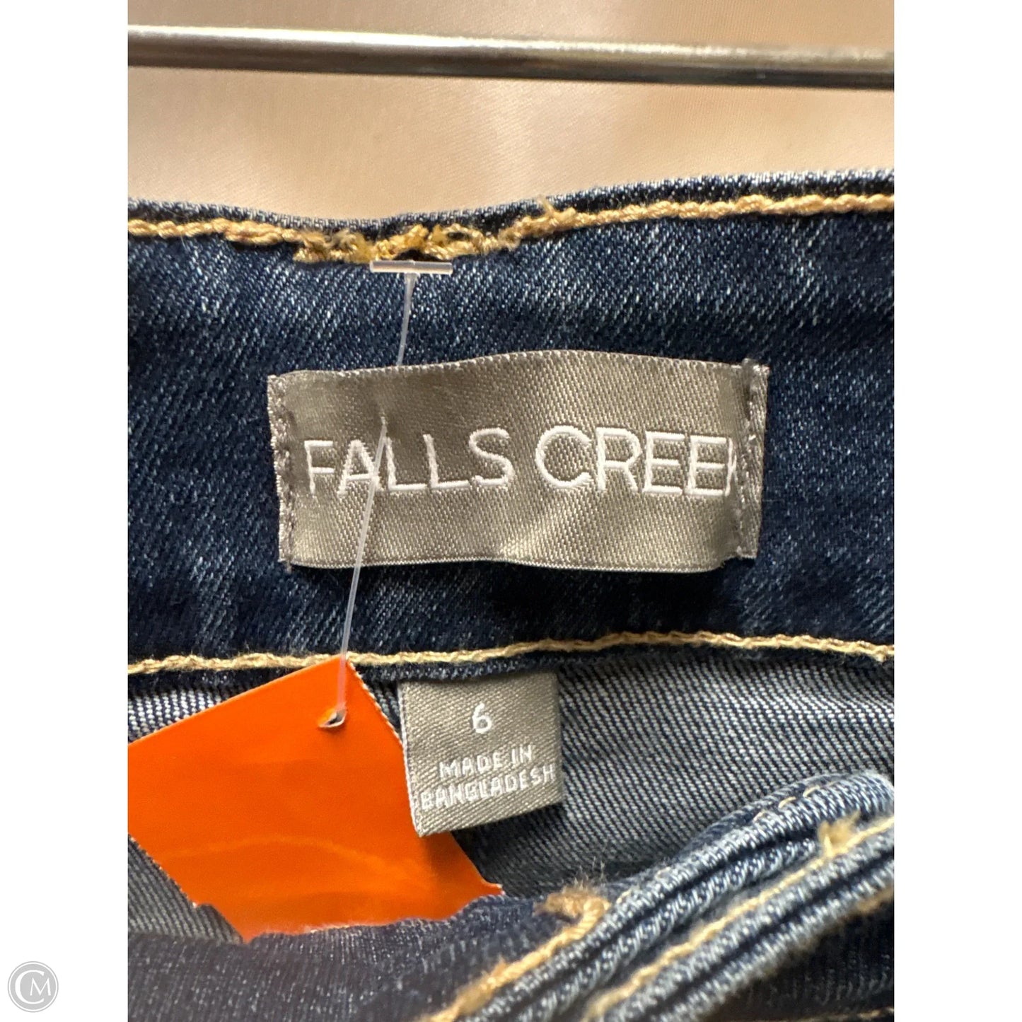 Jeans Cropped By Falls Creek In Blue Denim, Size: 6