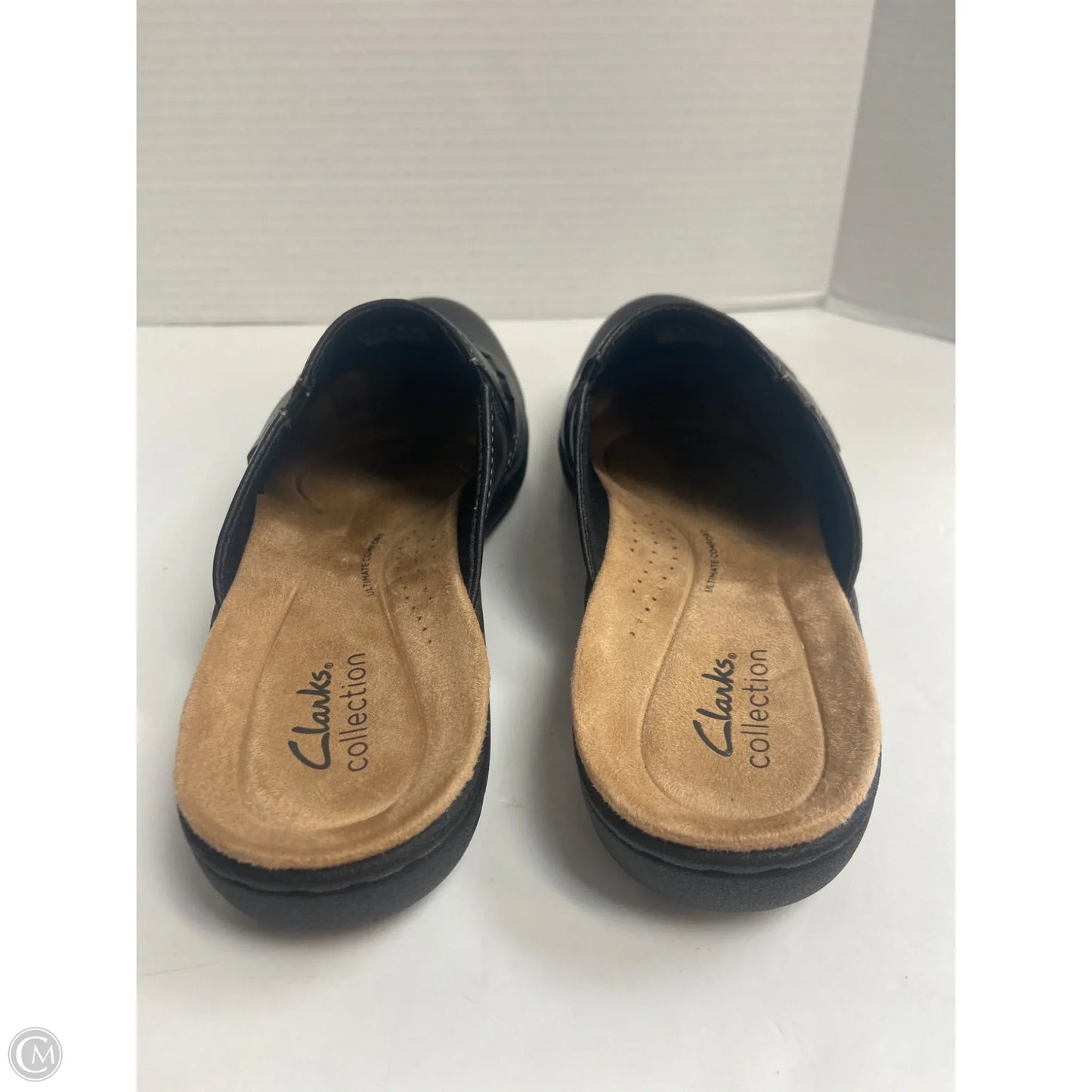 Shoes Flats By Clarks In Black, Size: 9