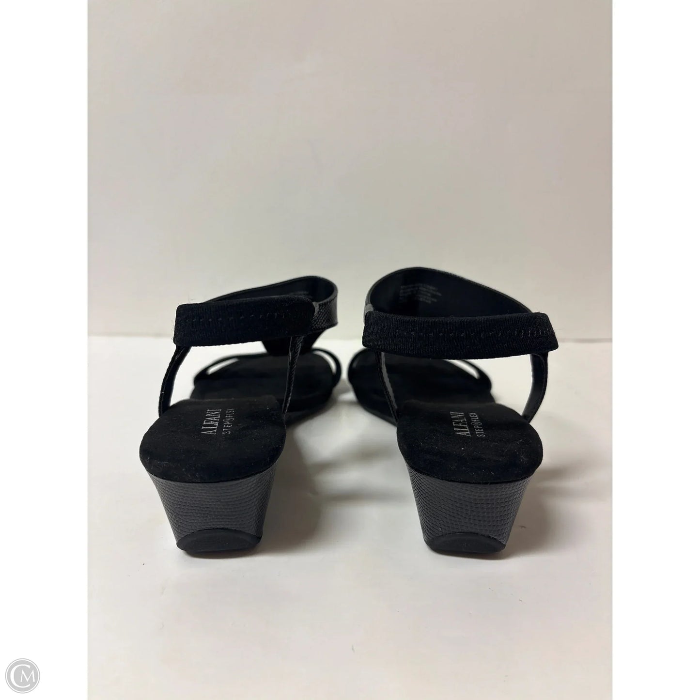 Sandals Heels Platform By Alfani In Black, Size: 10