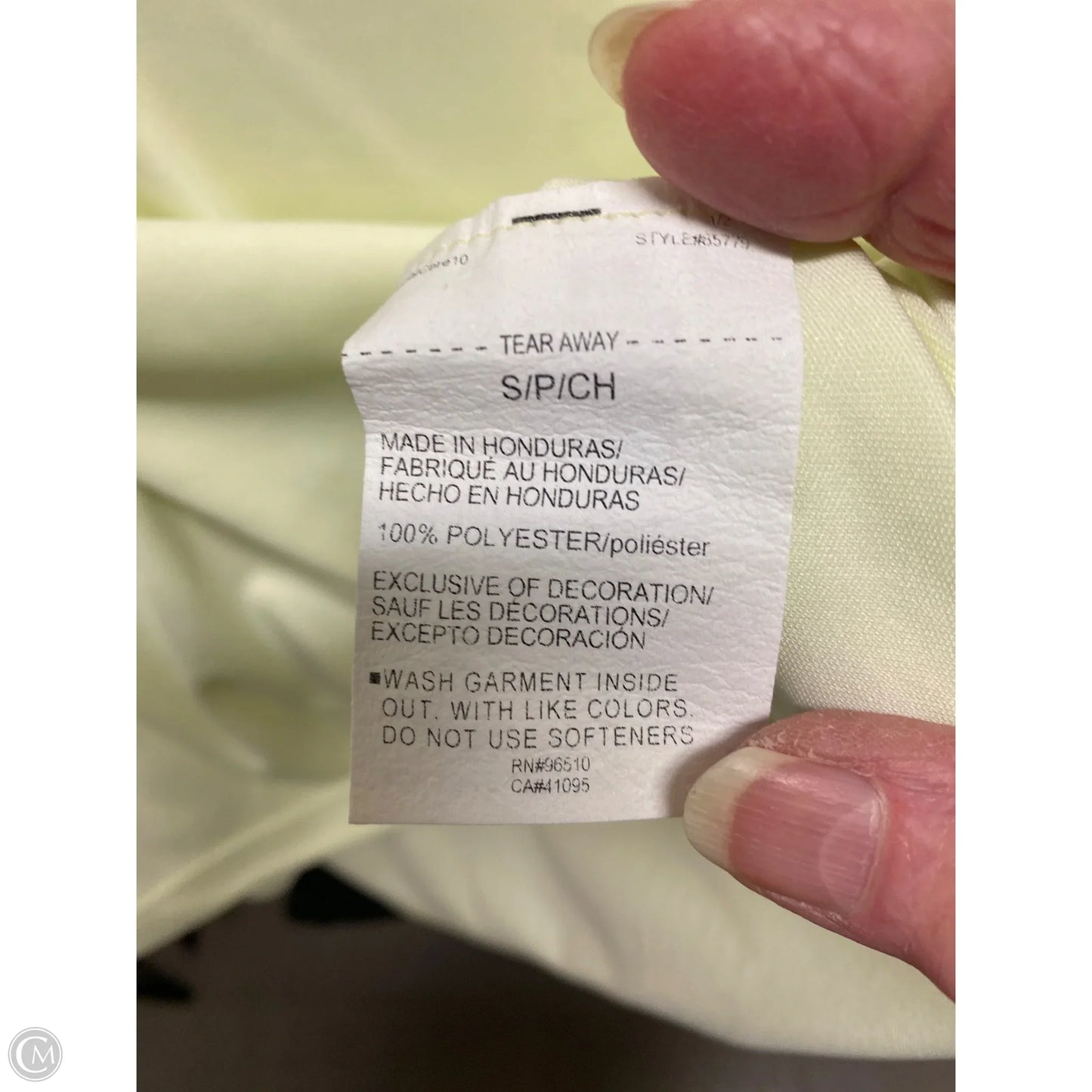 Athletic Top Short Sleeve By Under Armour In Yellow, Size: S