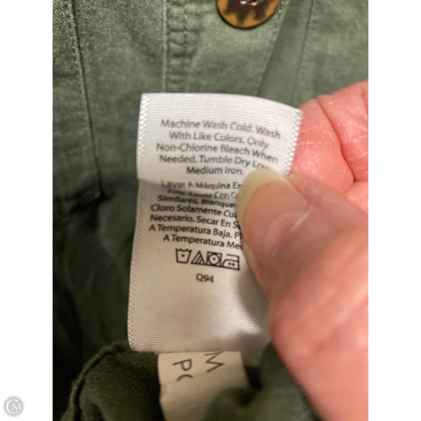 Jacket Other By Time And Tru In Green, Size: S