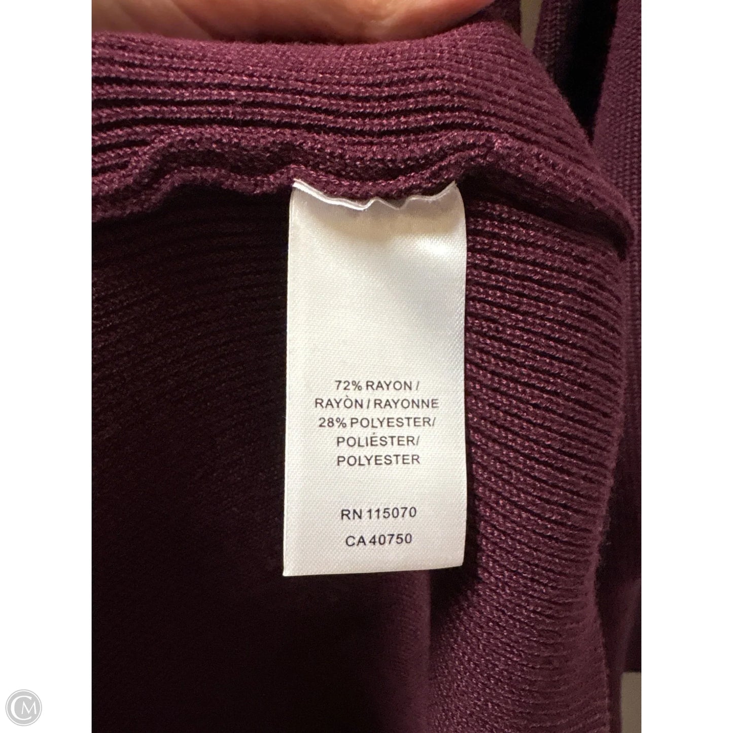 Dress Casual Maxi By Nina Leonard In Purple, Size: Xl