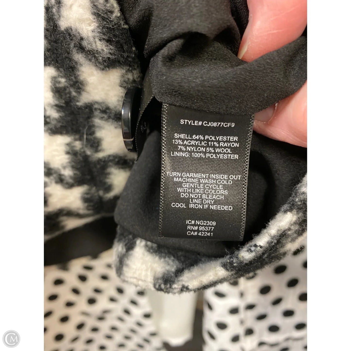 Jacket Faux Fur & Sherpa By Sanctuary In Black, Size: L