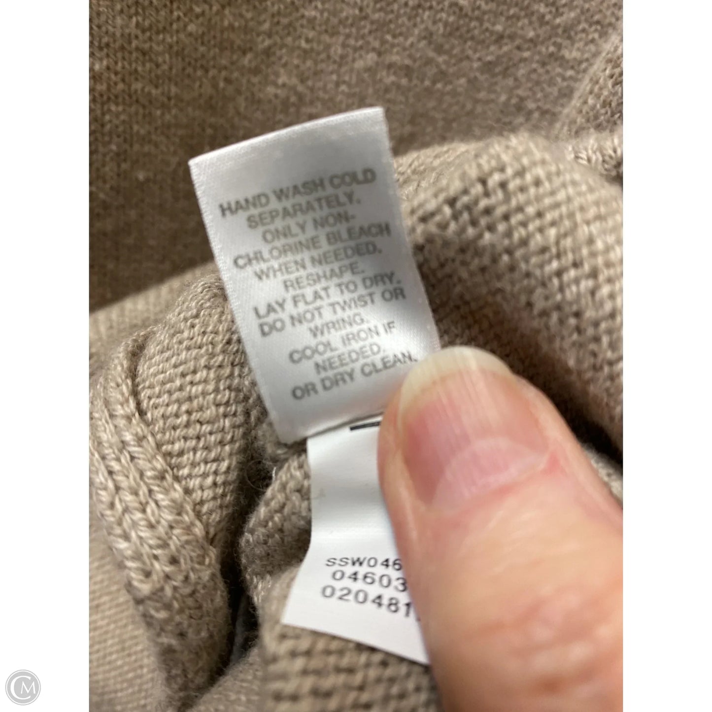 Sweater By Pure Jill In Brown, Size: L