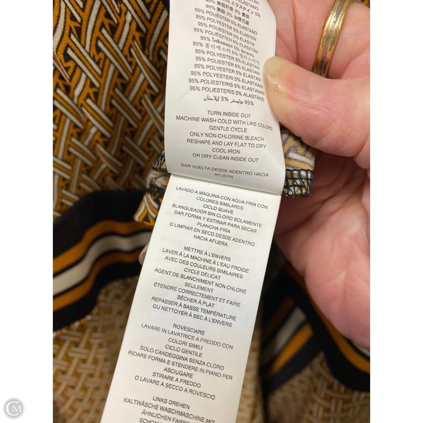 Dress Casual Maxi By Michael By Michael Kors In Gold, Size: 3x