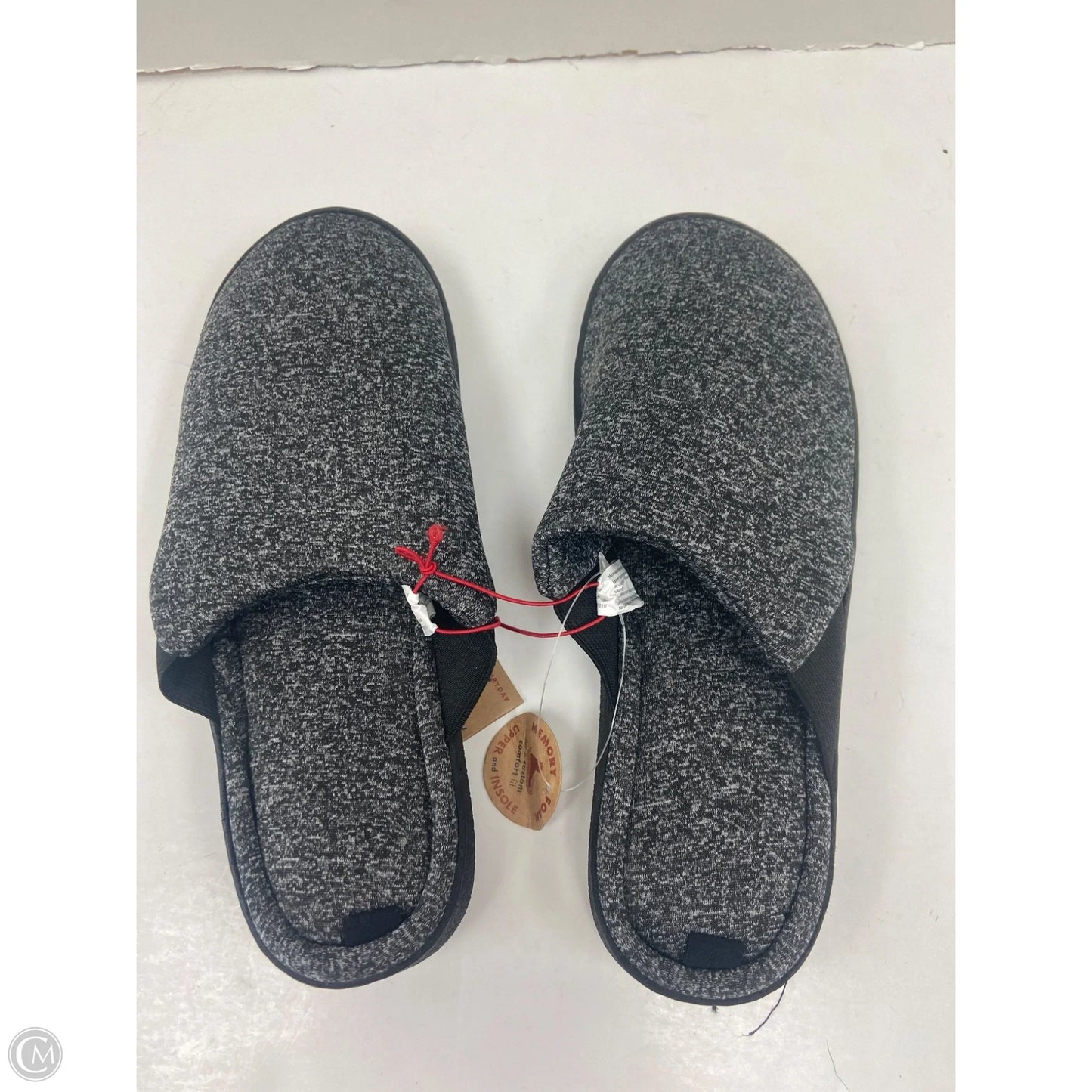 Slippers By Clothes Mentor In Grey, Size: 9.5
