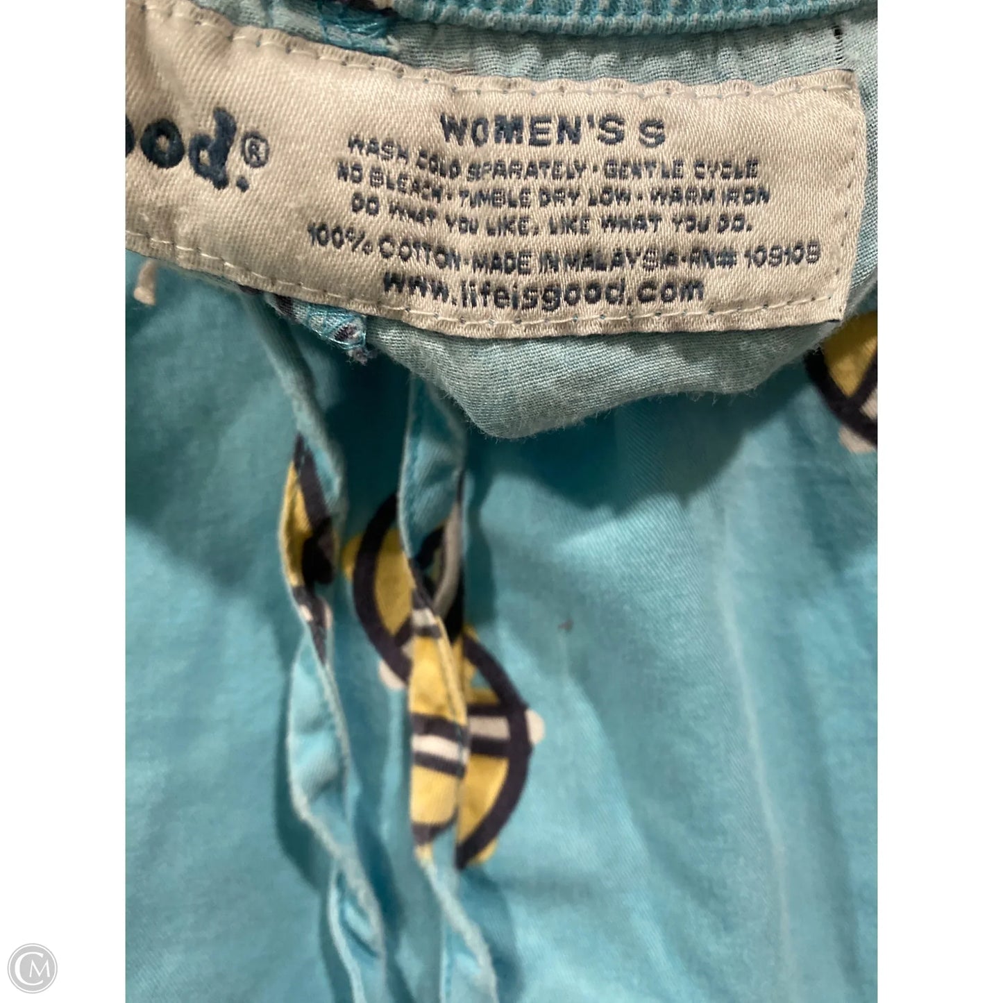 Pajama Pants By Life Is Good In Blue, Size: S
